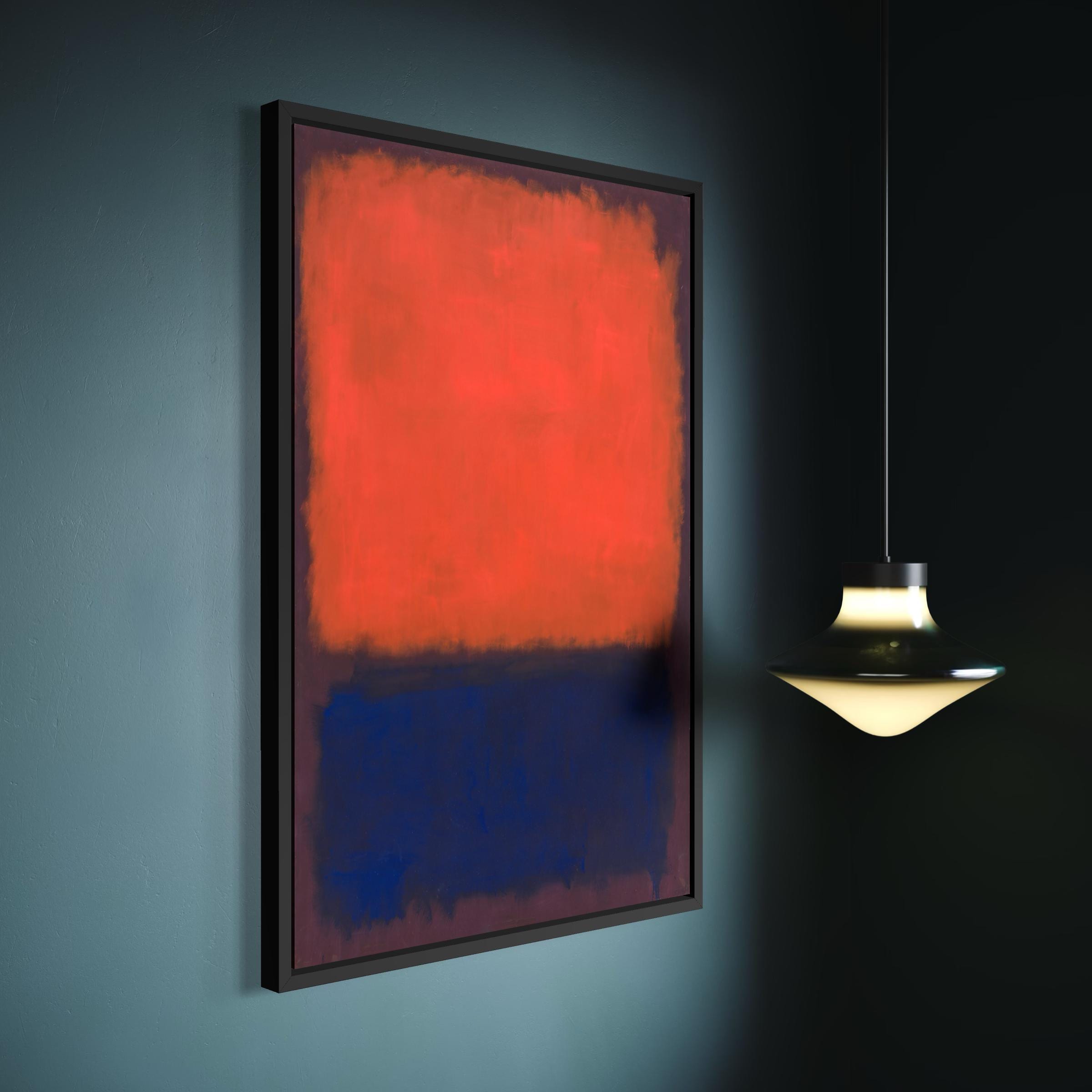 Mark Rothko No. 14 Wall Art Canvas Poster Print | Modern Expressionism Abstract Reproduction