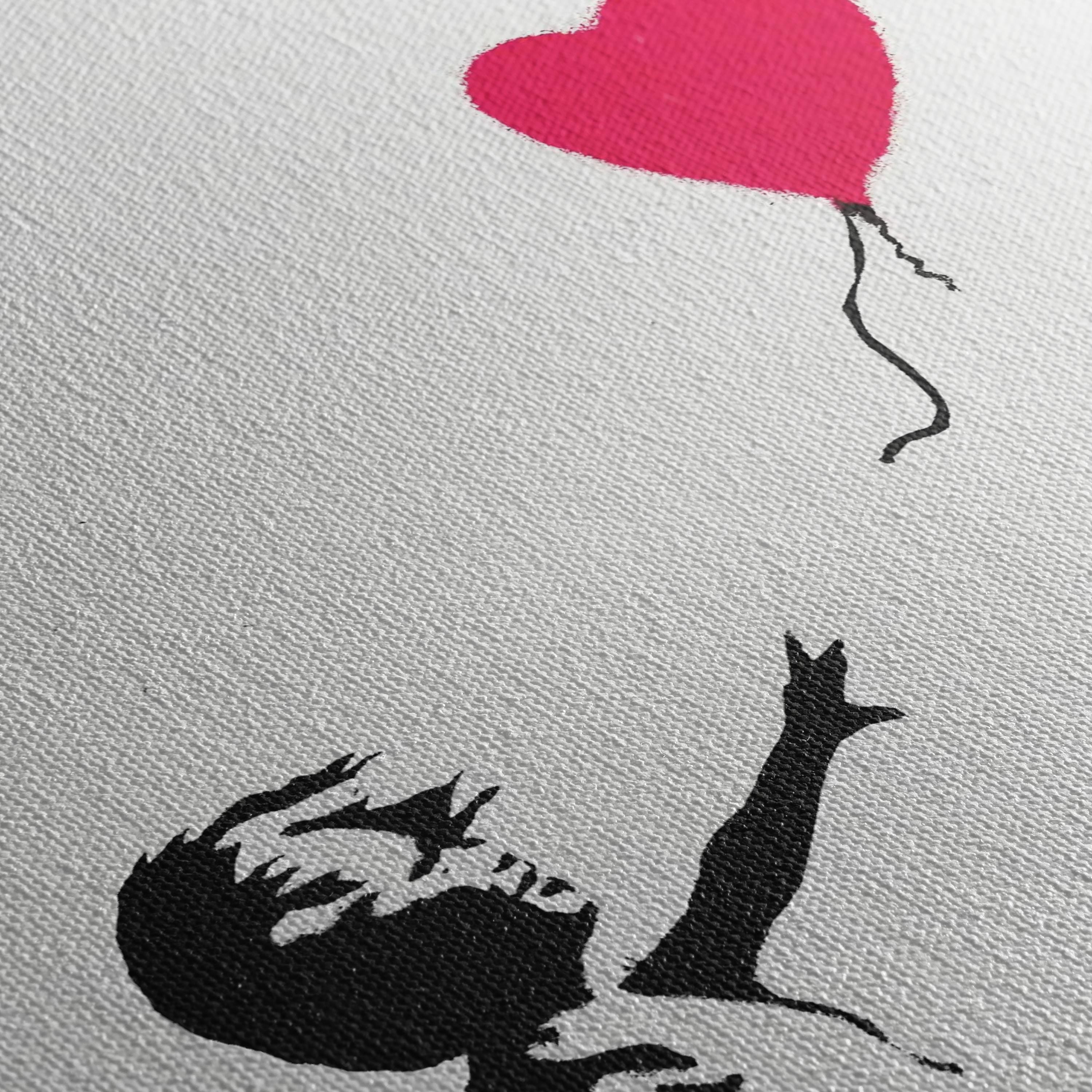 Girl with Balloon by Banksy | Iconic Street Graffiti Piece Canvas Art | Poster Print