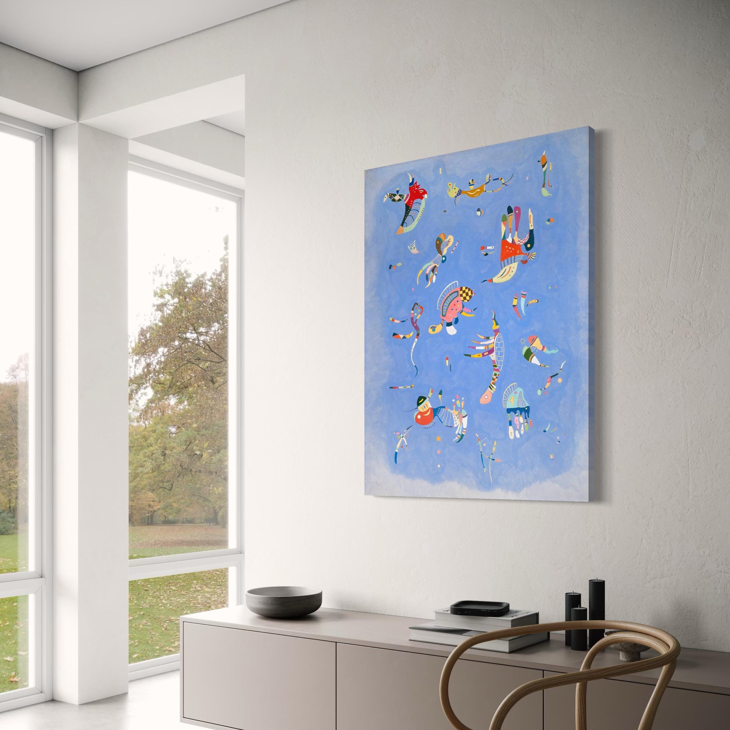 Wassily Kandinsky Sky Blue | Expressionism Modern Canvas Art | Poster Print