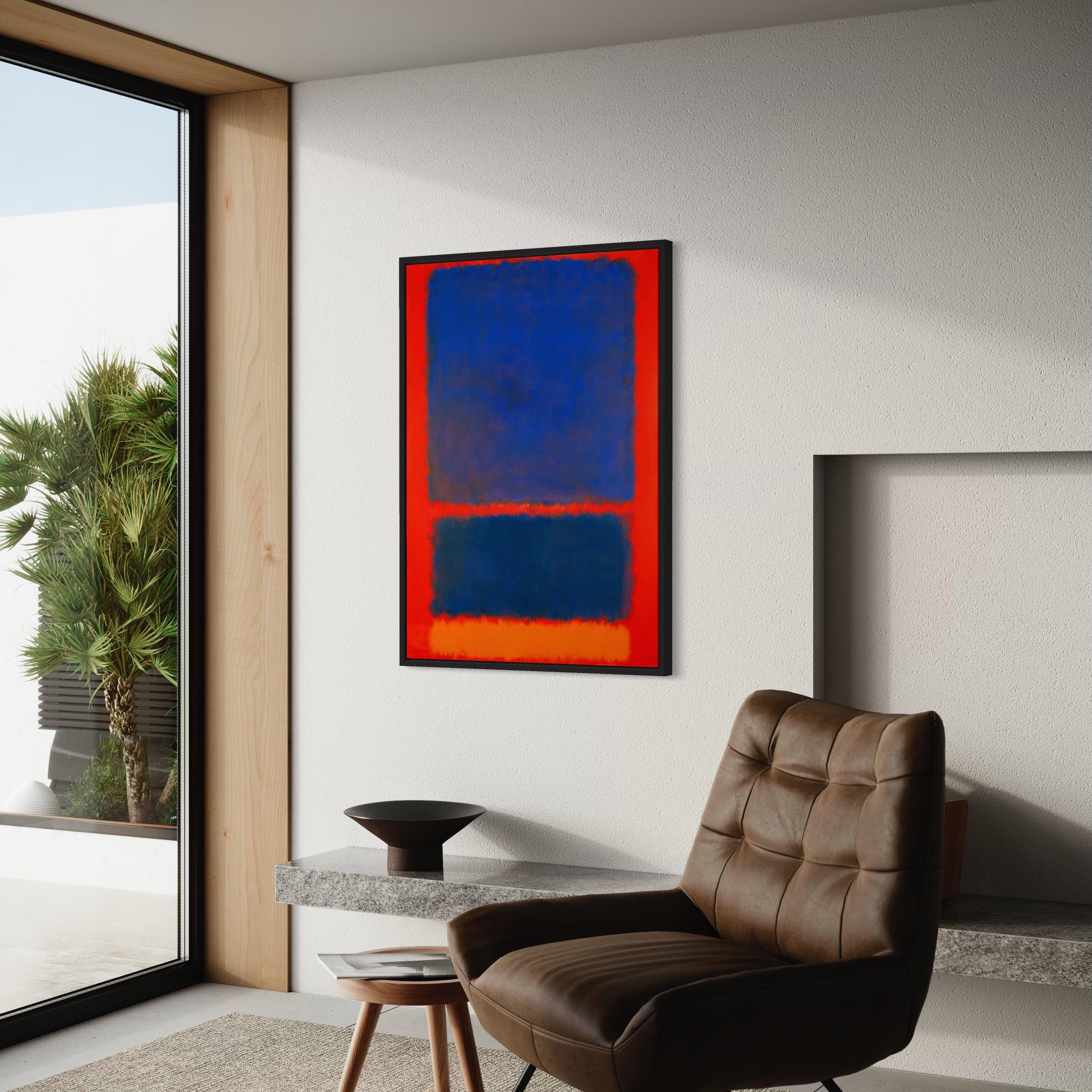 Mark Rothko Blue, Orange, Red | Abstract Expressionist Canvas Art | Poster Print