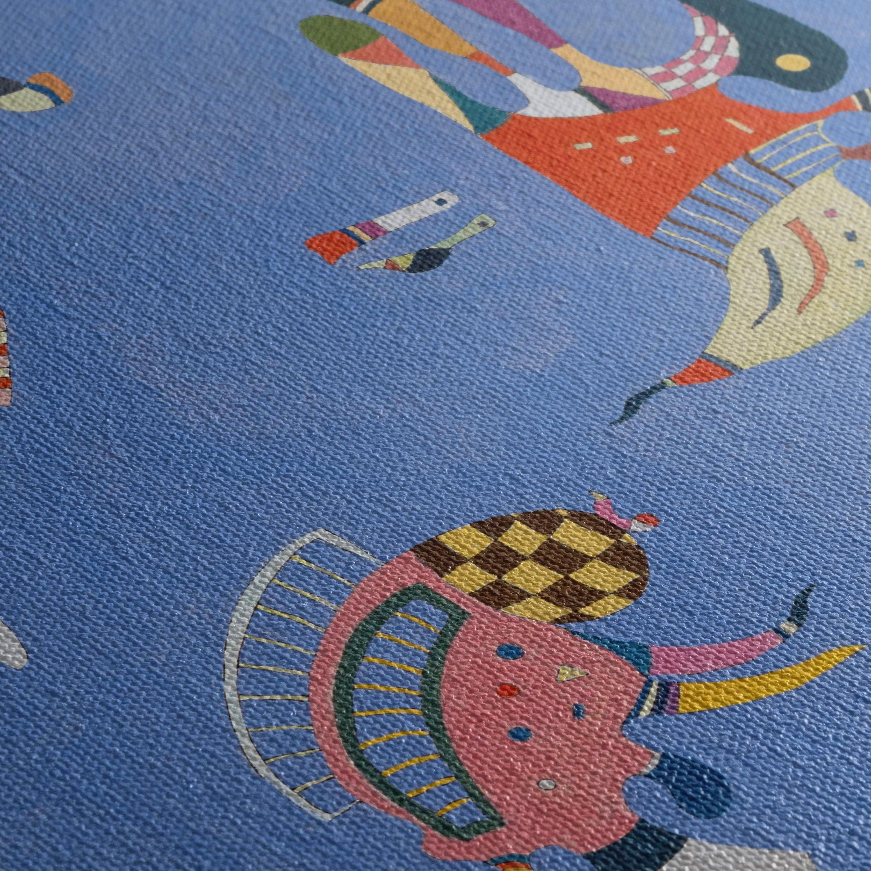 Wassily Kandinsky Sky Blue | Expressionism Modern Canvas Art | Poster Print