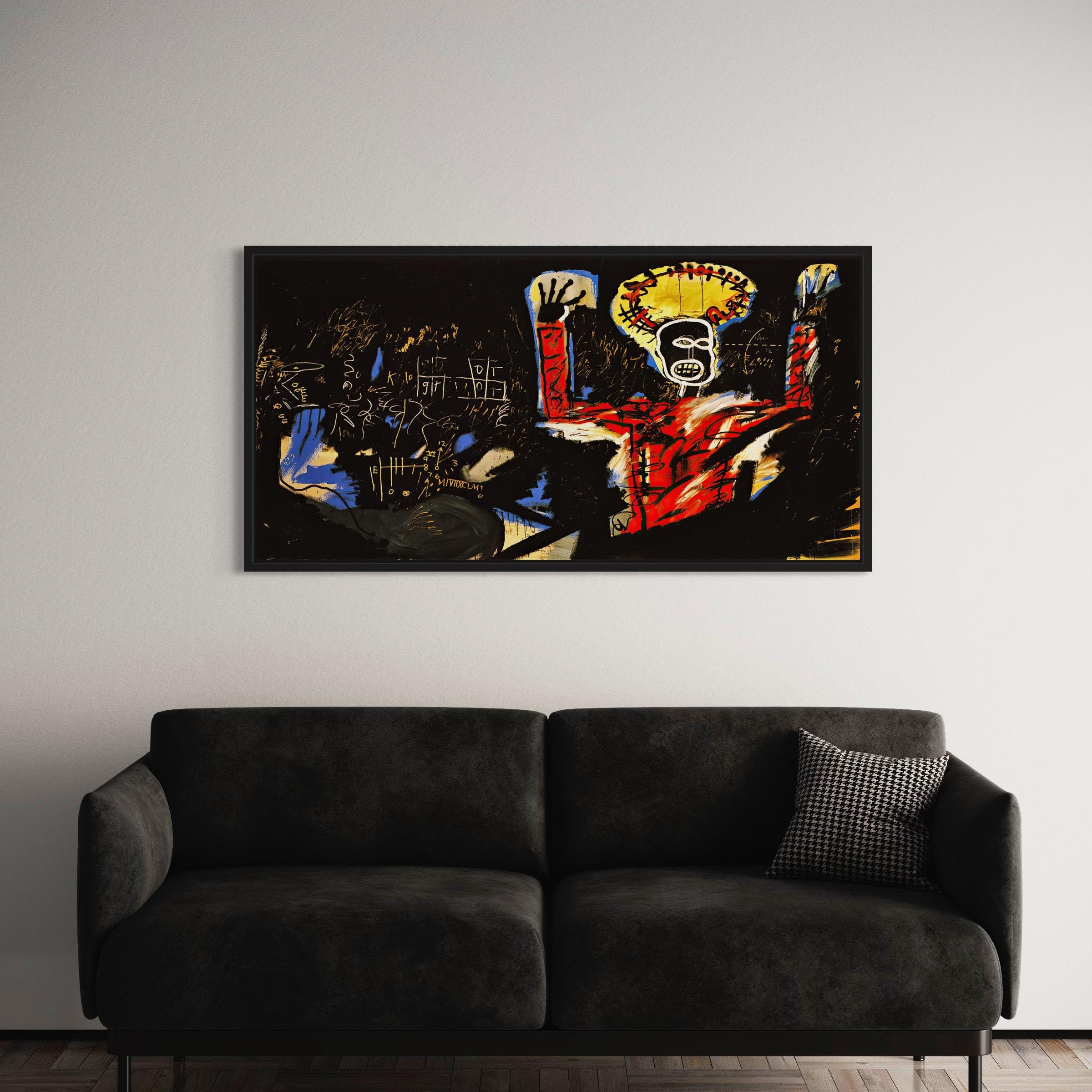 Jean-Michel Basquiat Profit I 1982 | Abstract Canvas Art | Poster Print
