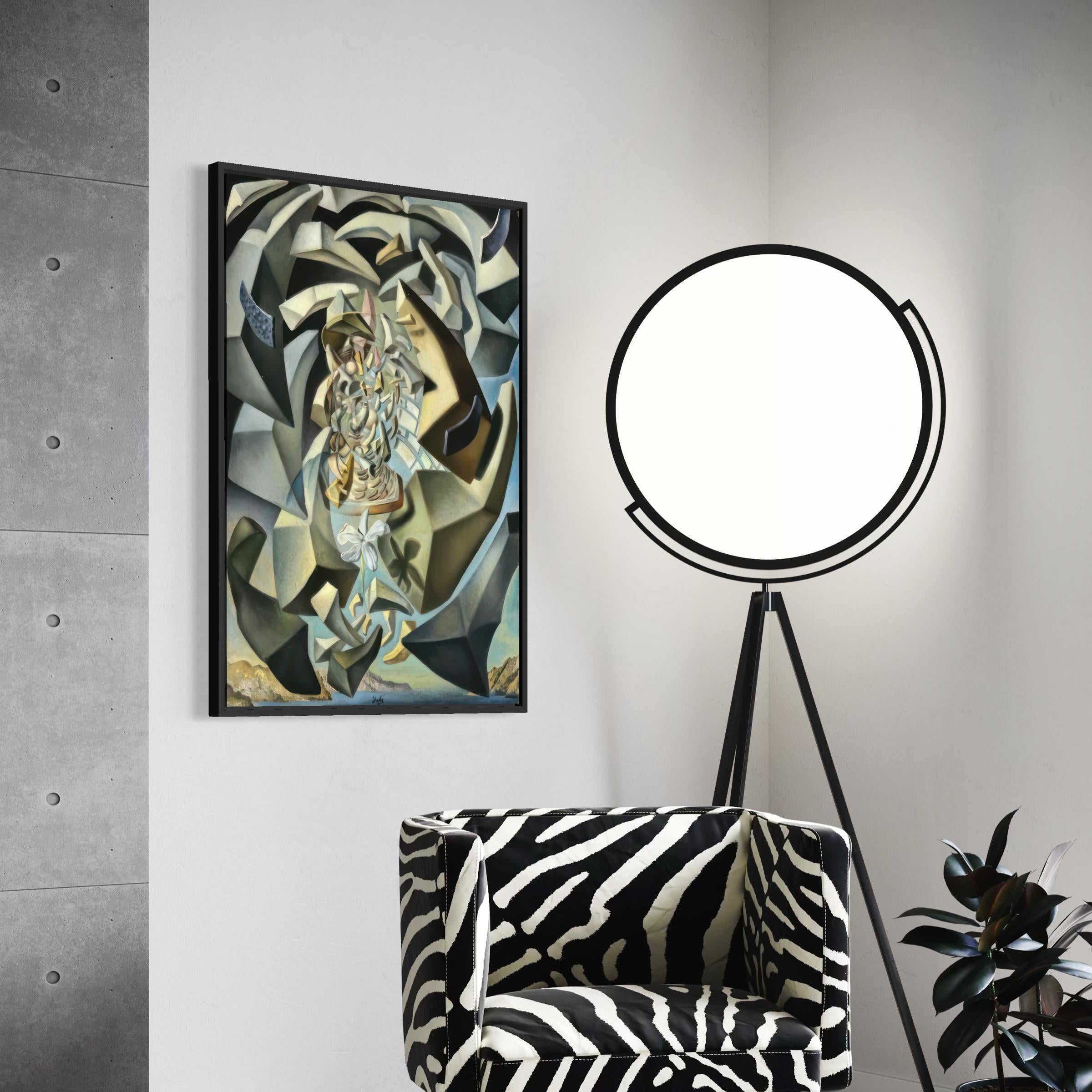 Madone Micropysique Wall Art Canvas Poster Print | Salvador Dali Surreal Modern Art