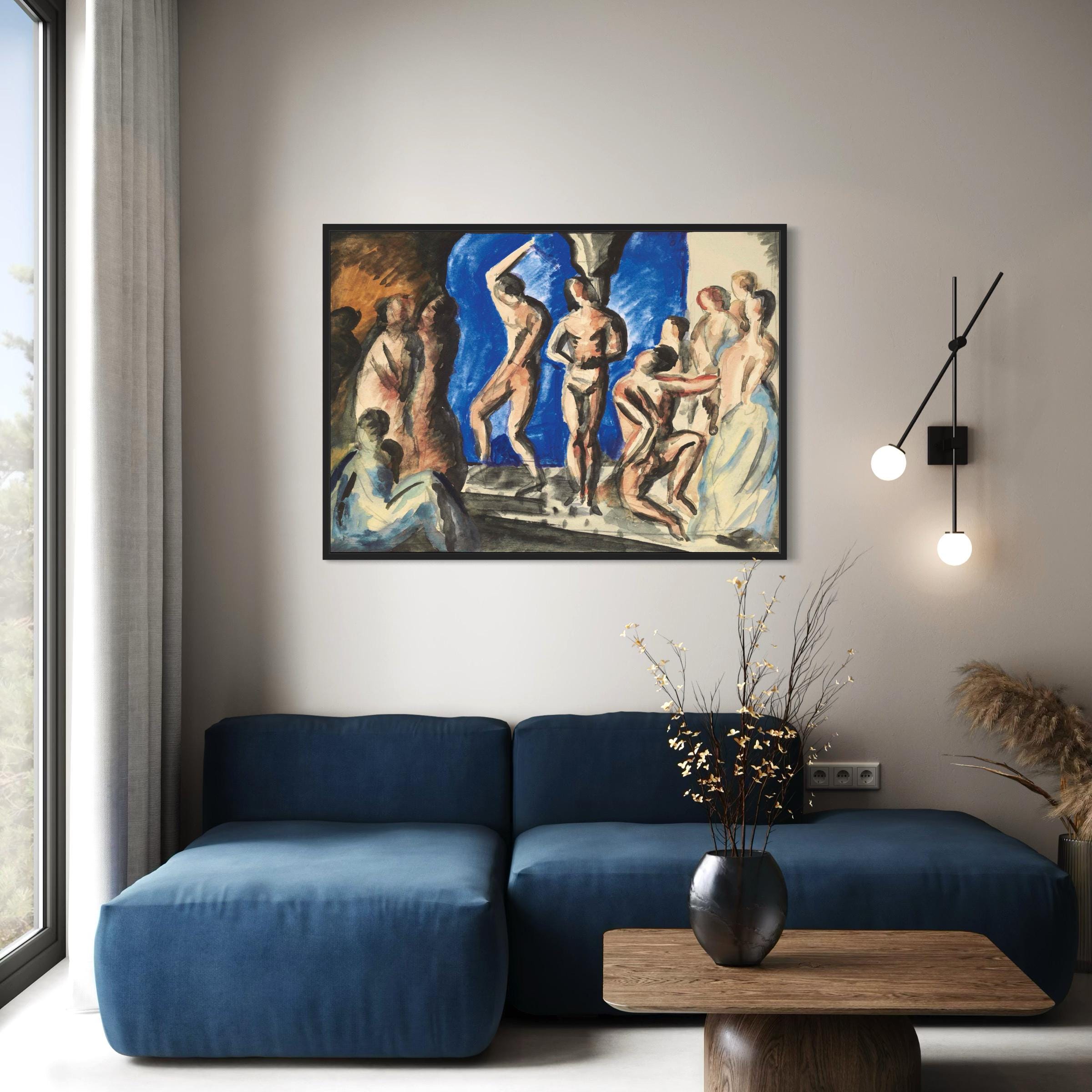 Andre Derain La Flagellation Abstract Cubism & Primitivism Canvas Art | Poster Print