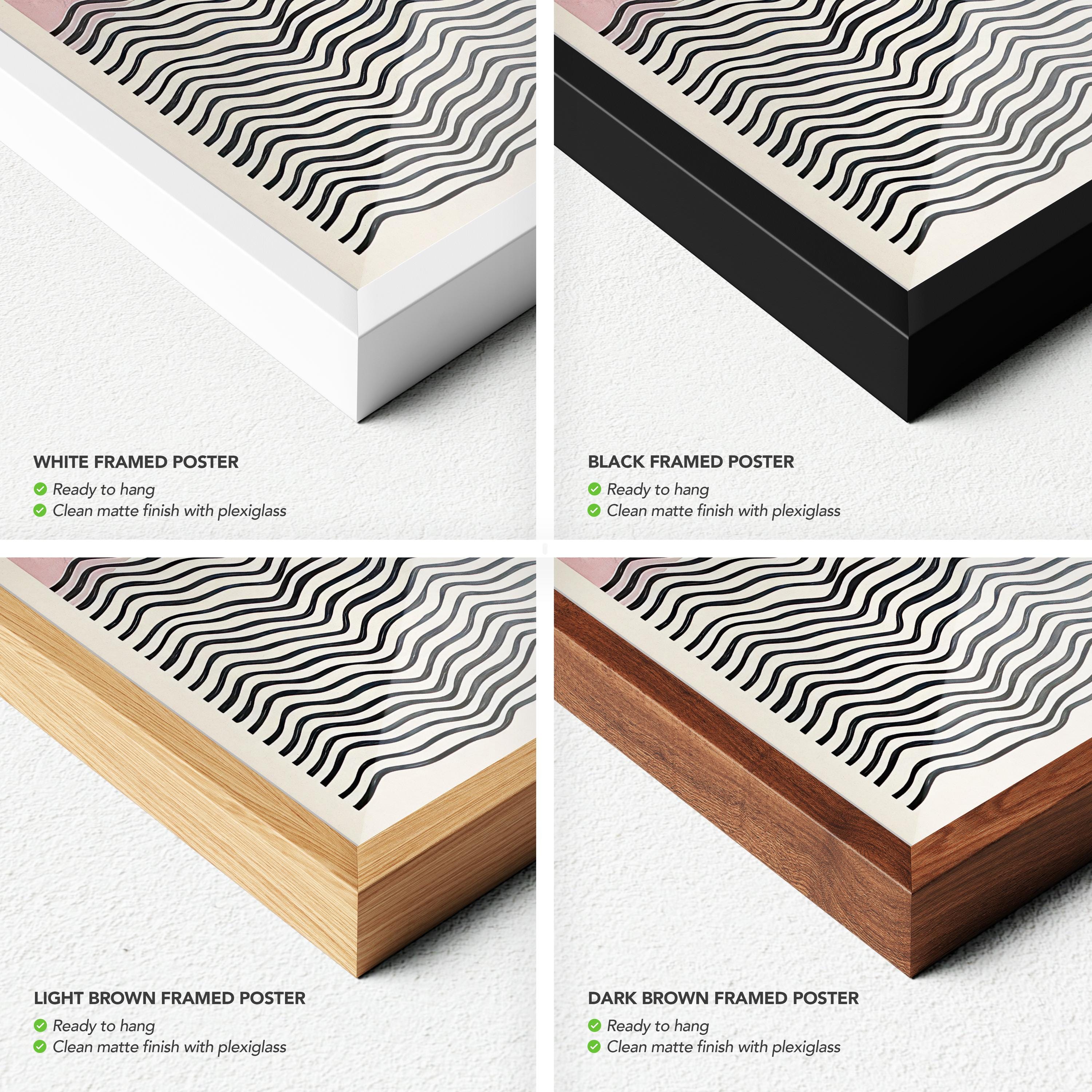 Set of 3 Color Block | Bauhaus Mid Century Modern Poster Prints | Canvas Art