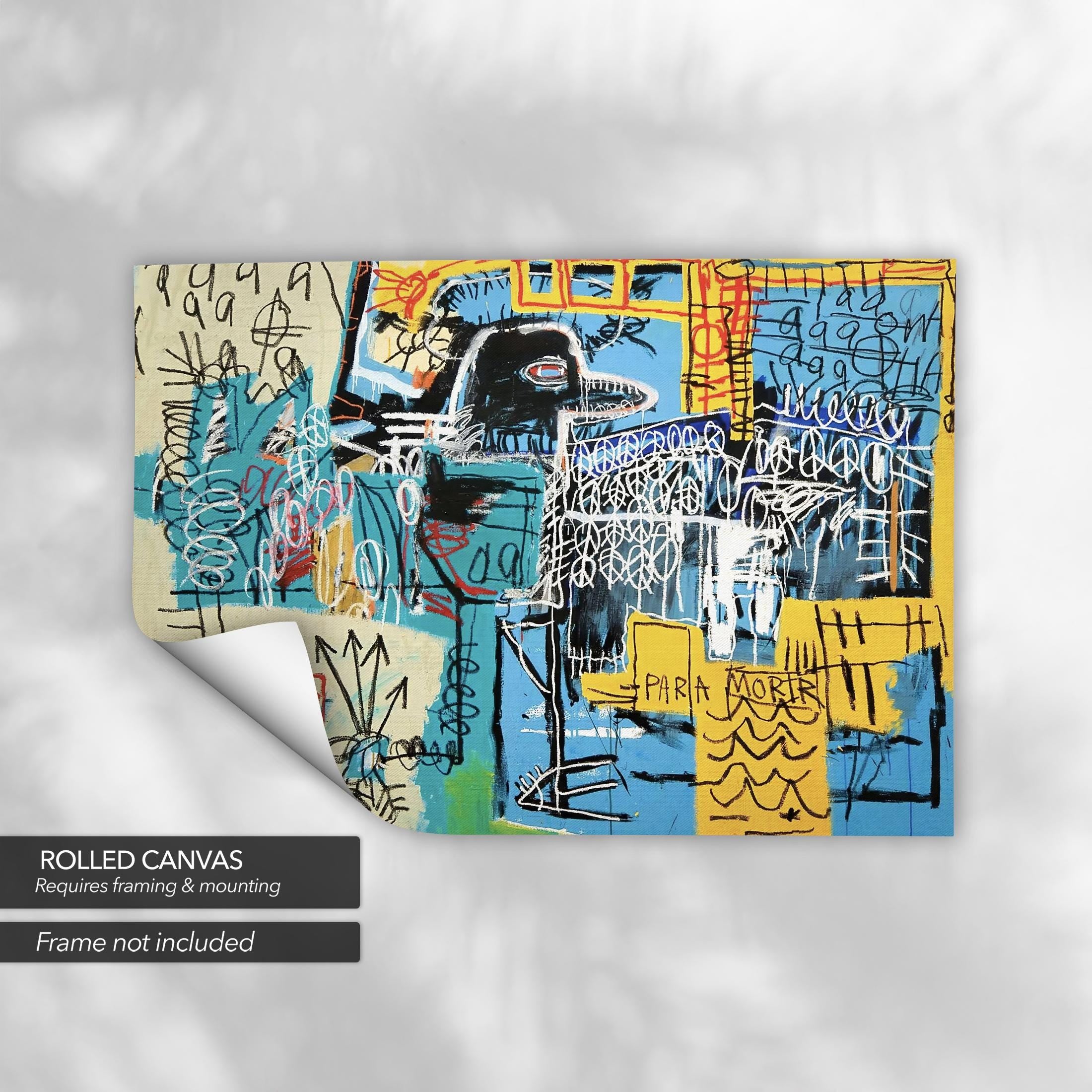 Bird On Money by Jean-Michel Basquiat Canvas Art | Poster Print