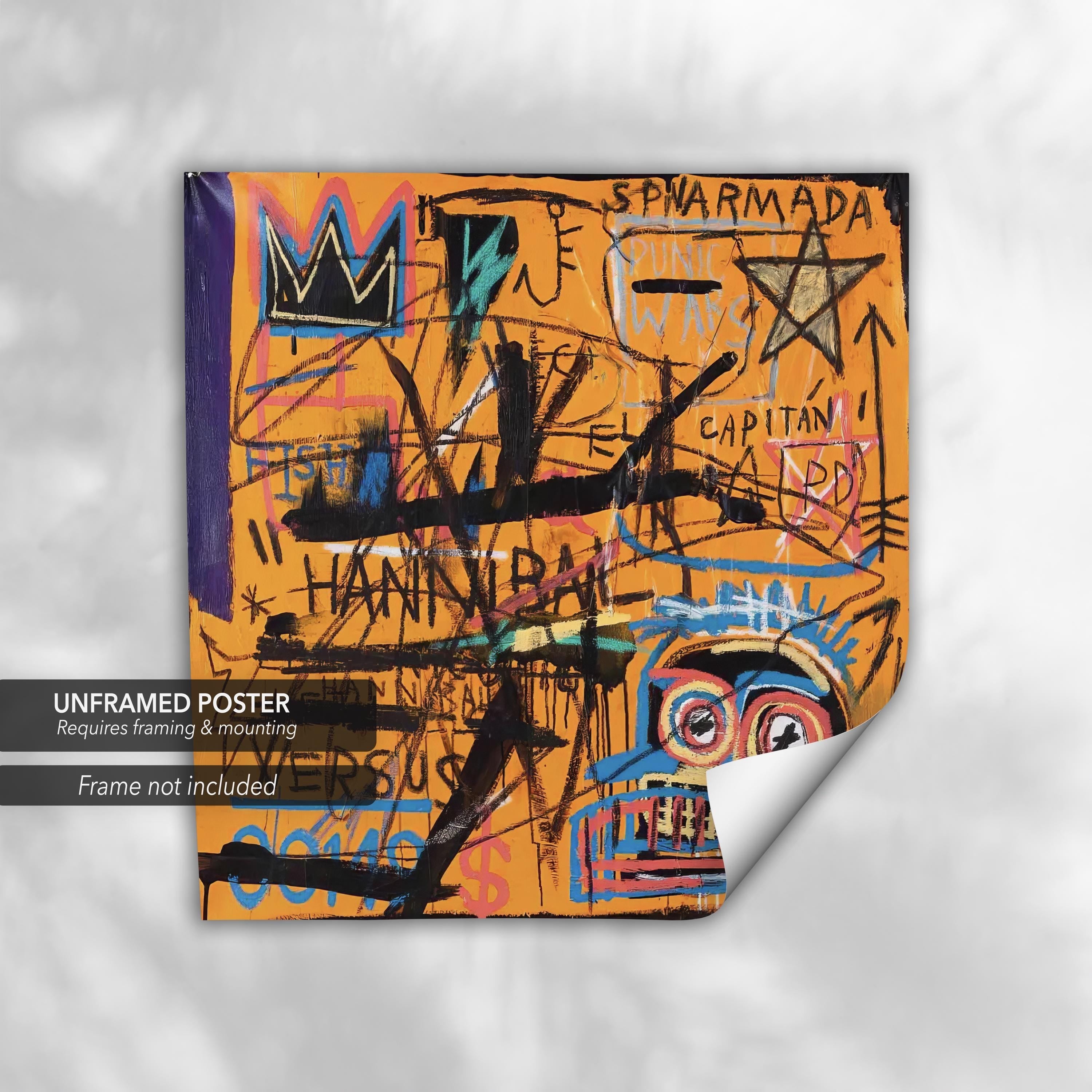 Jean-Michel Basquiat Untitled 1982 | Canvas Art | Poster Print