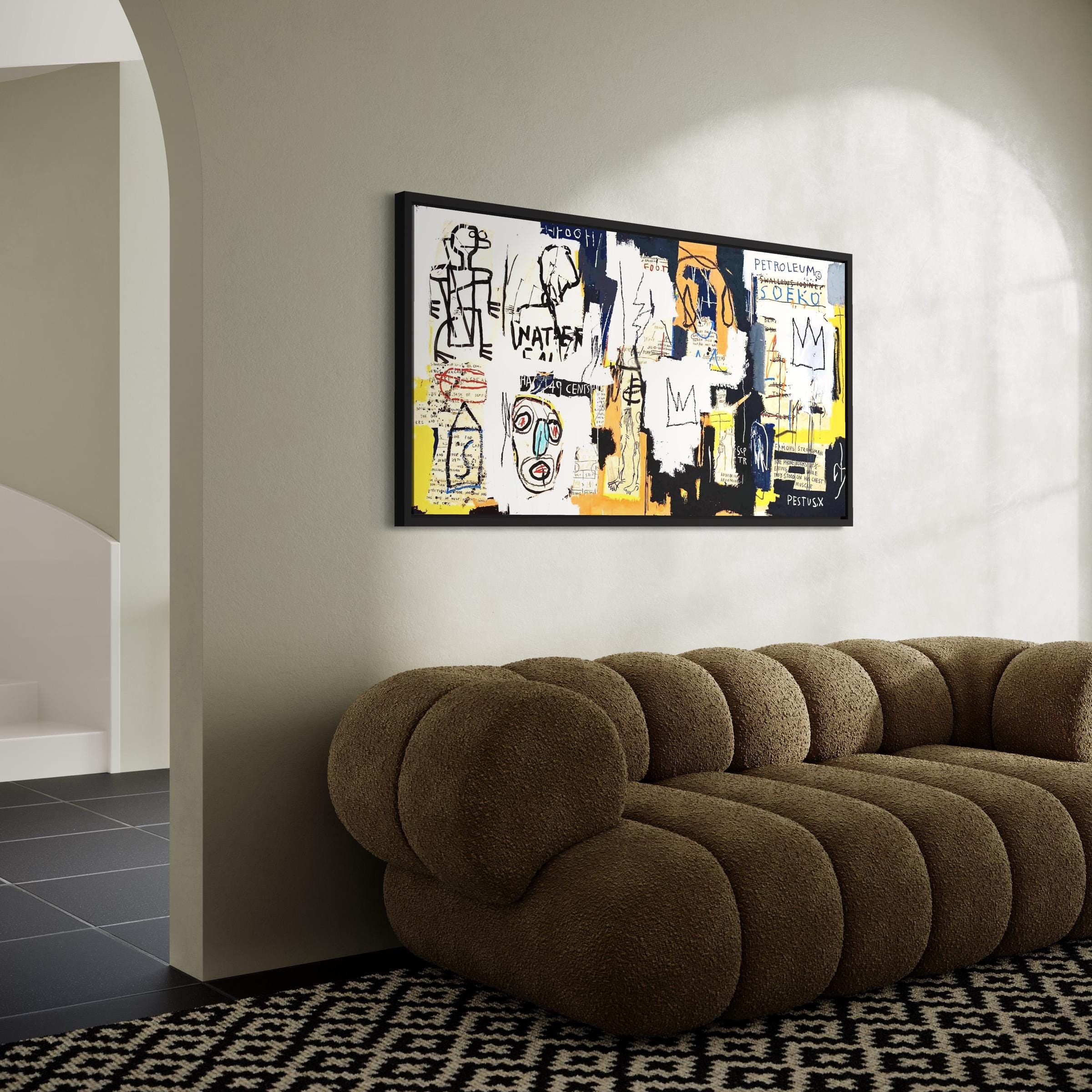 Jean-Michel Basquiat Phooey | Abstract Canvas Art | Poster Print