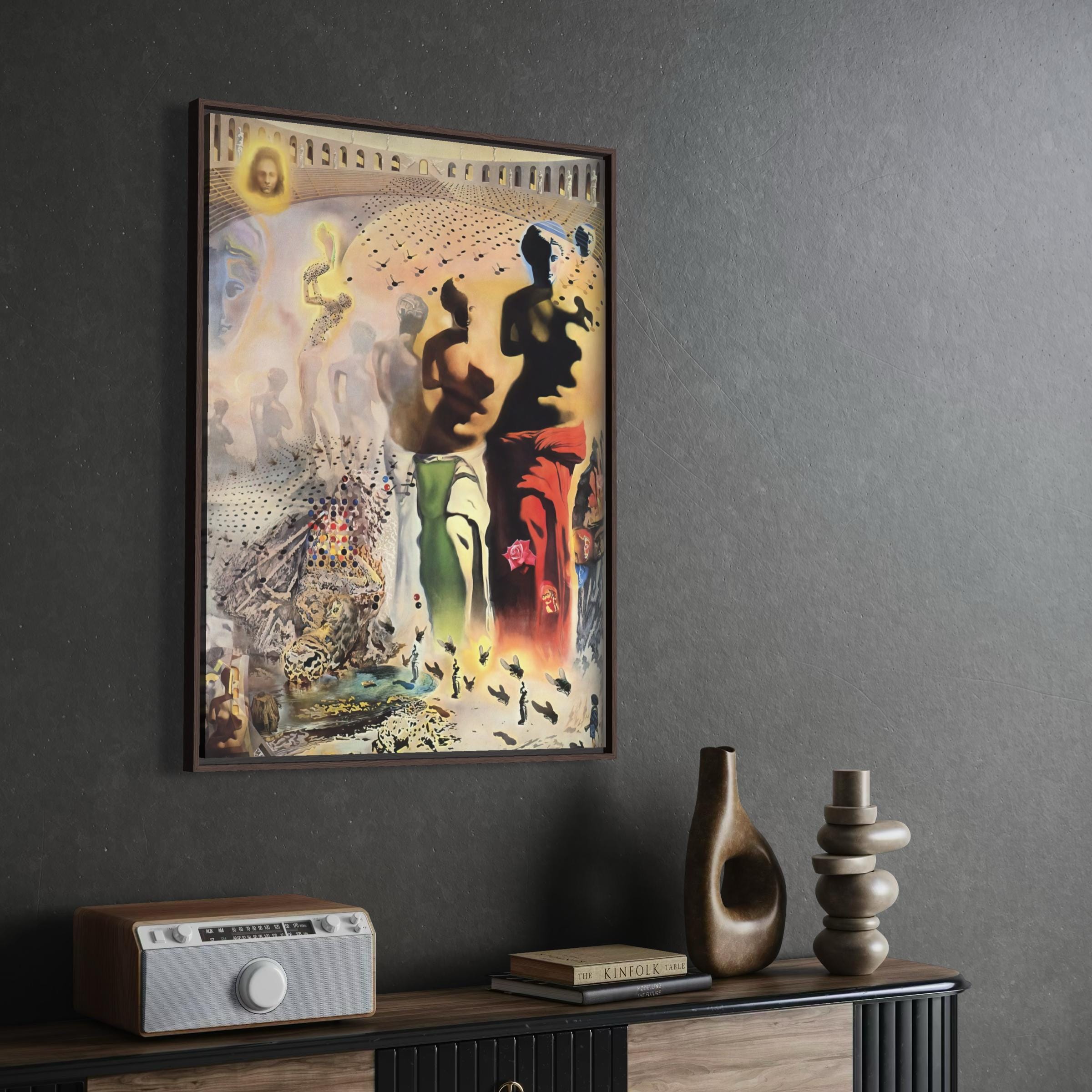 Salvador Dali The Hallucinogenic Toreador Surrealism Wall Art Canvas | Framed Poster Print