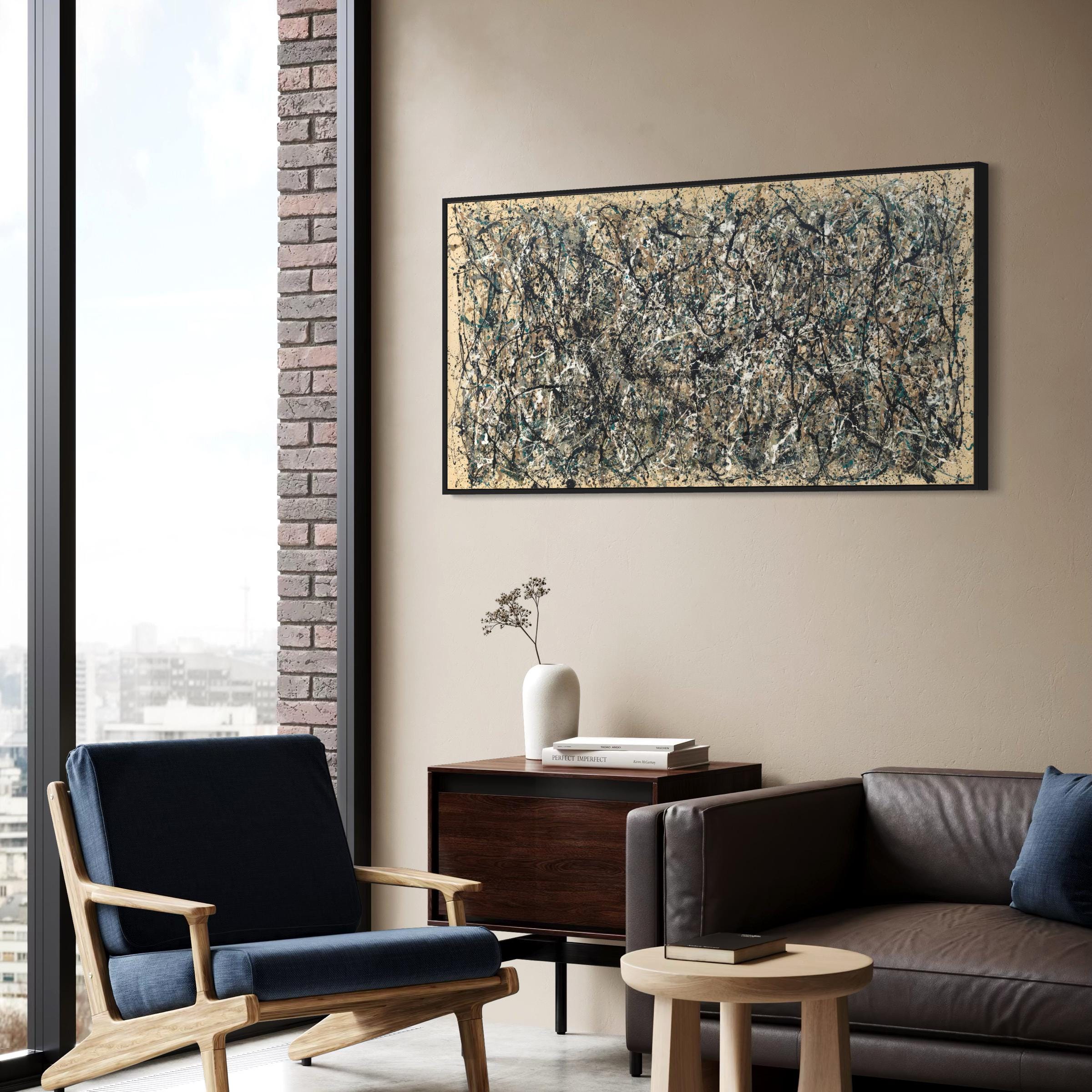 Jackson Pollock One. Number 31 Modern Canvas Art | Poster Print