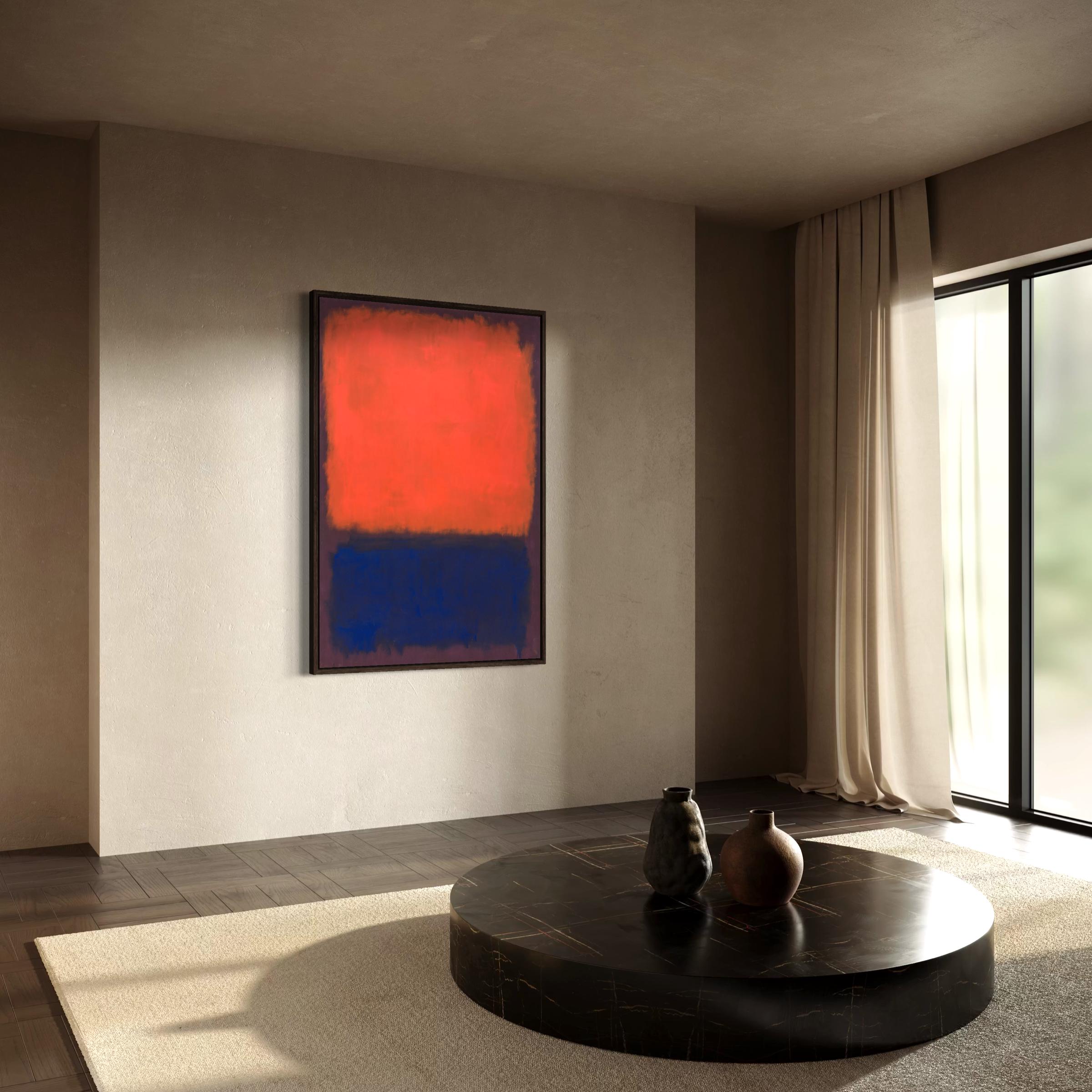 Mark Rothko No. 14 Wall Art Canvas Poster Print | Modern Expressionism Abstract Reproduction