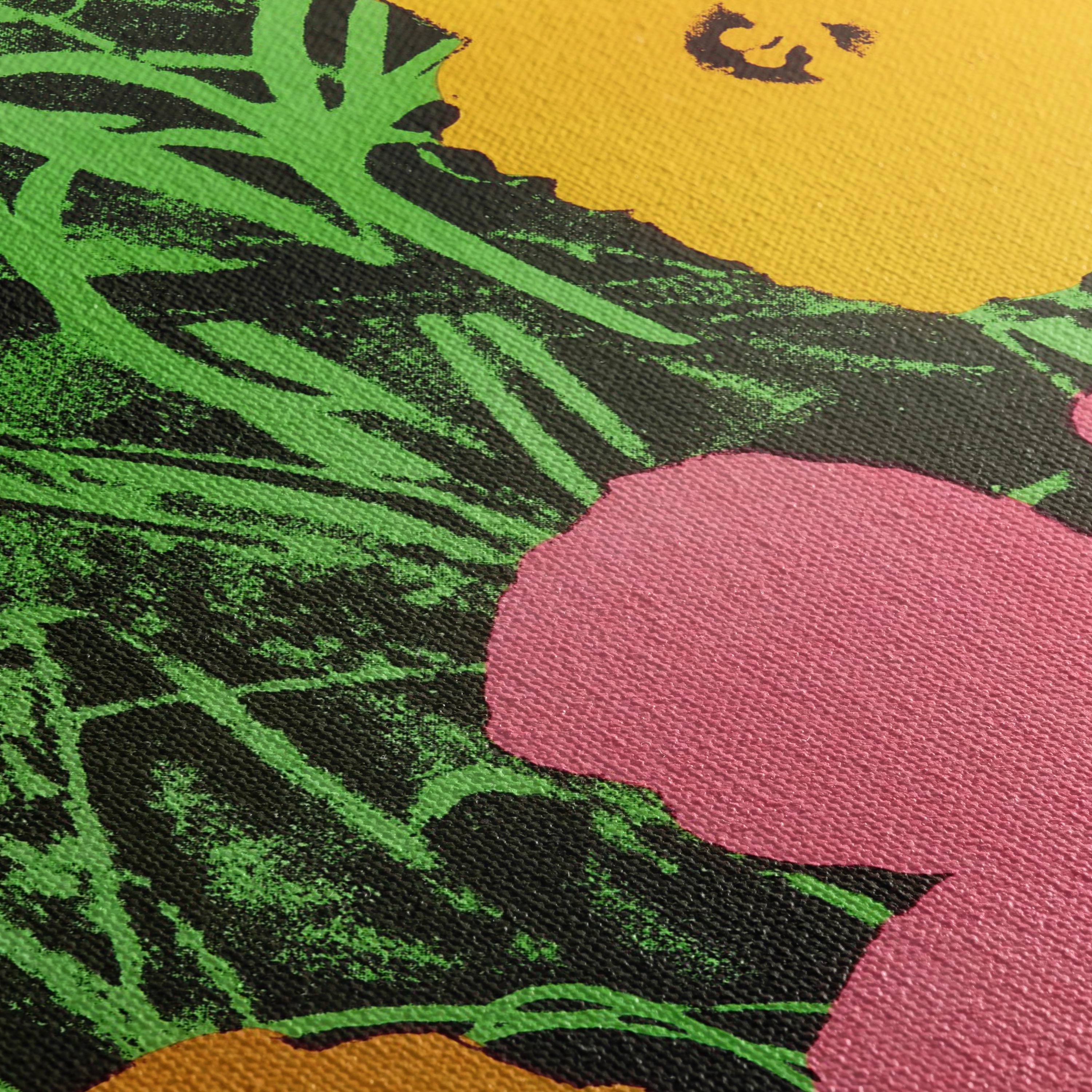 Andy Warhol Vintage Flowers Pop Art Canvas Art | Poster Print