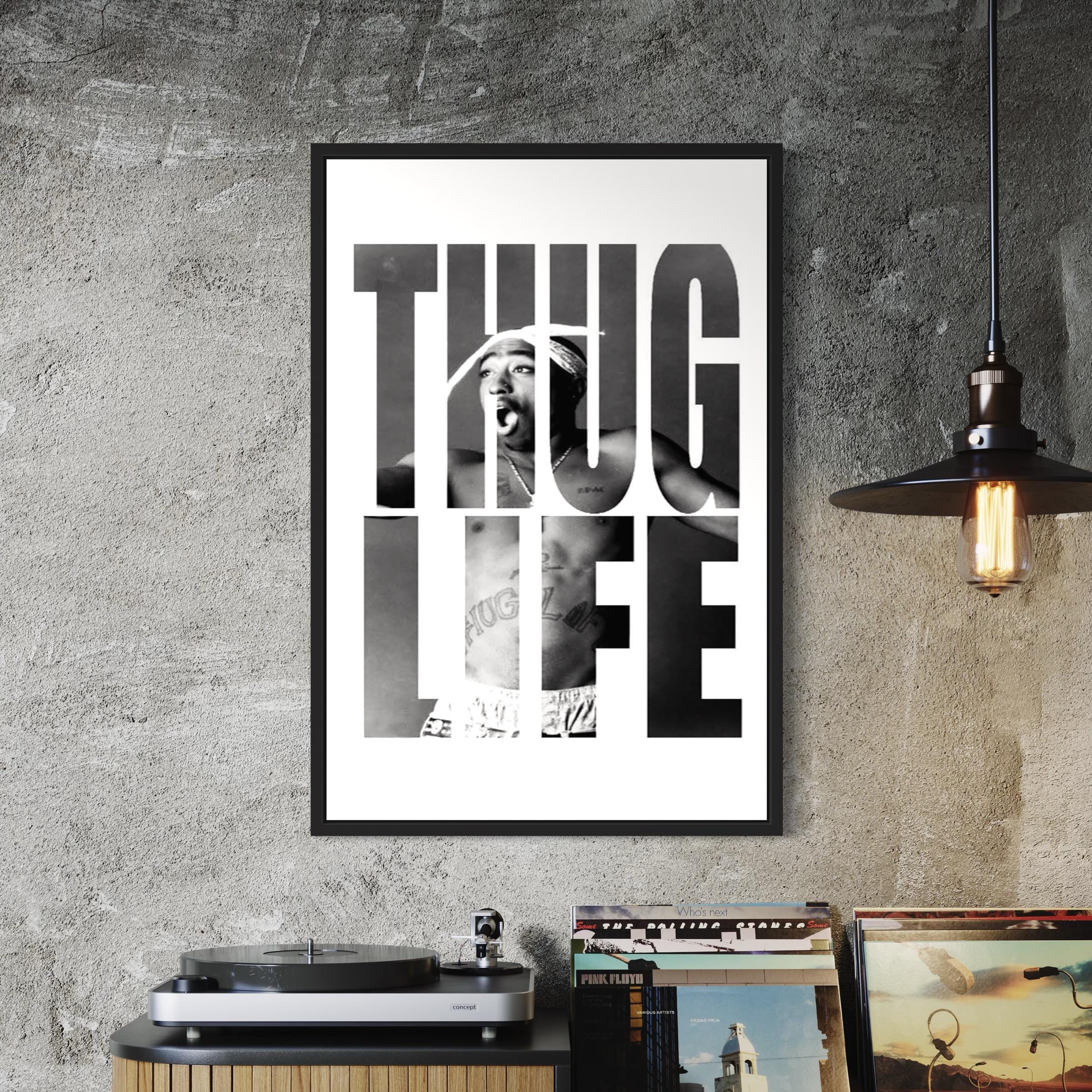 Tupac Shakur Thug Life Canvas Art | Poster Print