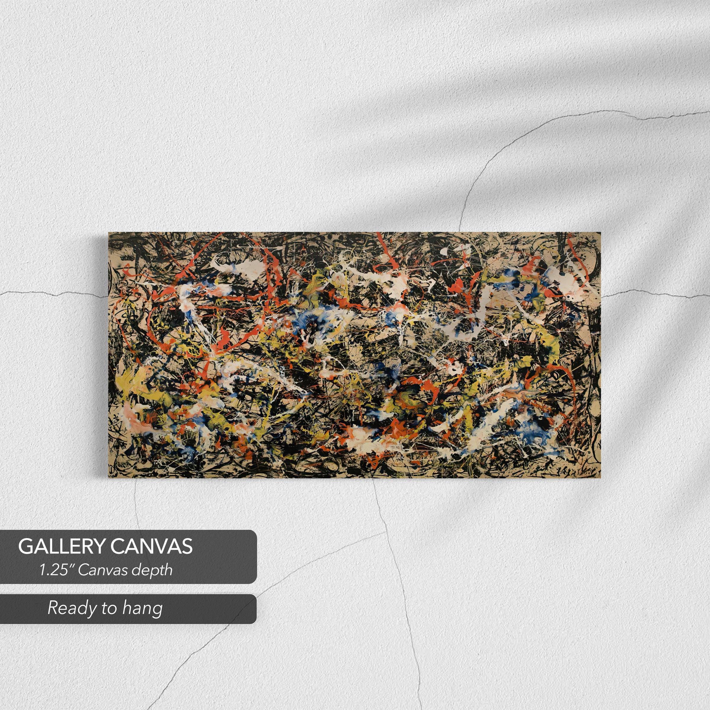 Jackson Pollock Convergence 1952 | Abstract Expressionist Canvas Art | Poster Print