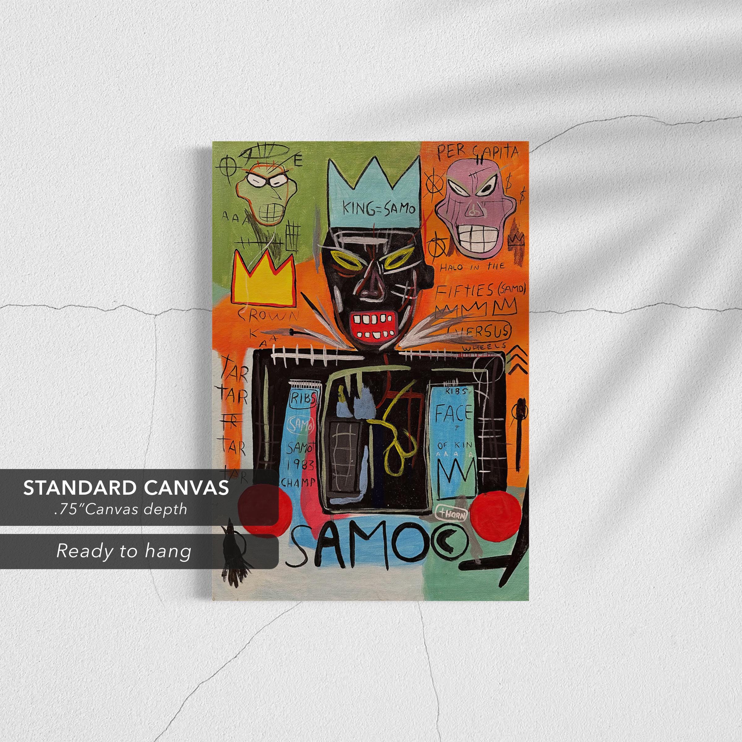 Jean-Michel Basquiat King Samo Canvas Art | Poster Print