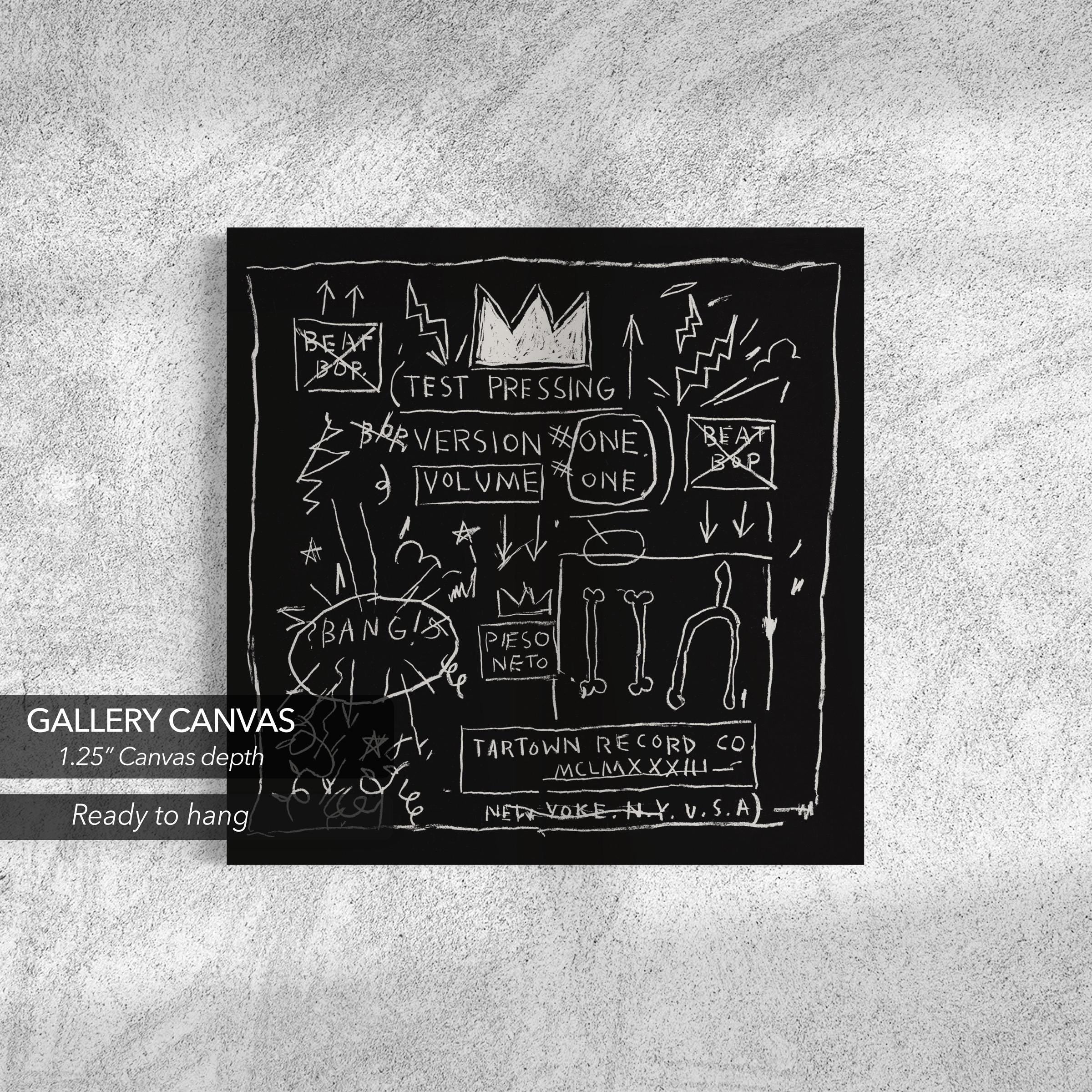 Jean-Michel Basquiat Beat Bop | Rammellzee K-Rob Cover Canvas Art | Poster Print