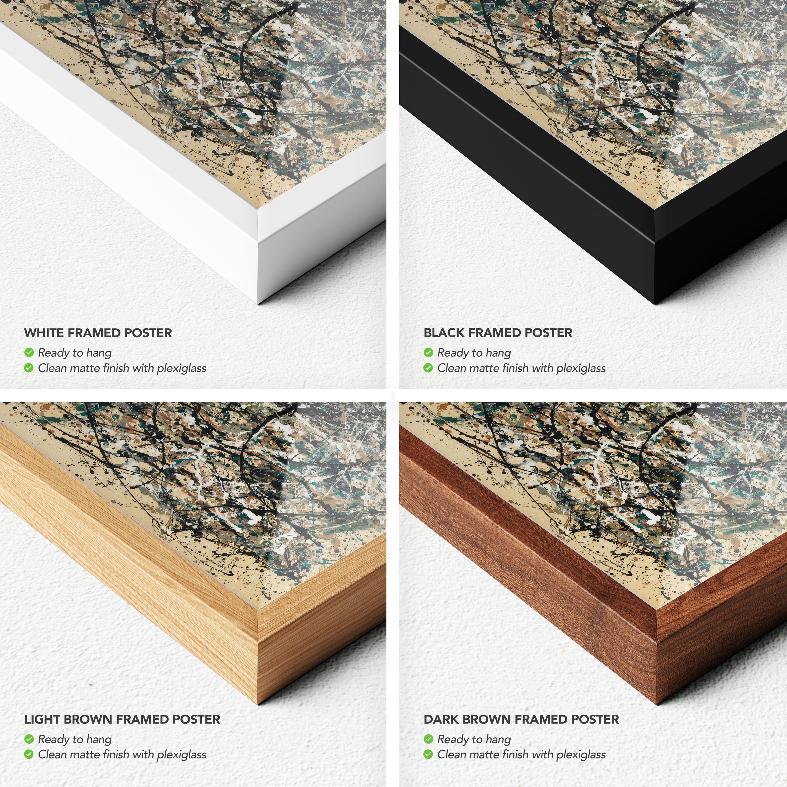 Jackson Pollock One. Number 31 Modern Canvas Art | Poster Print