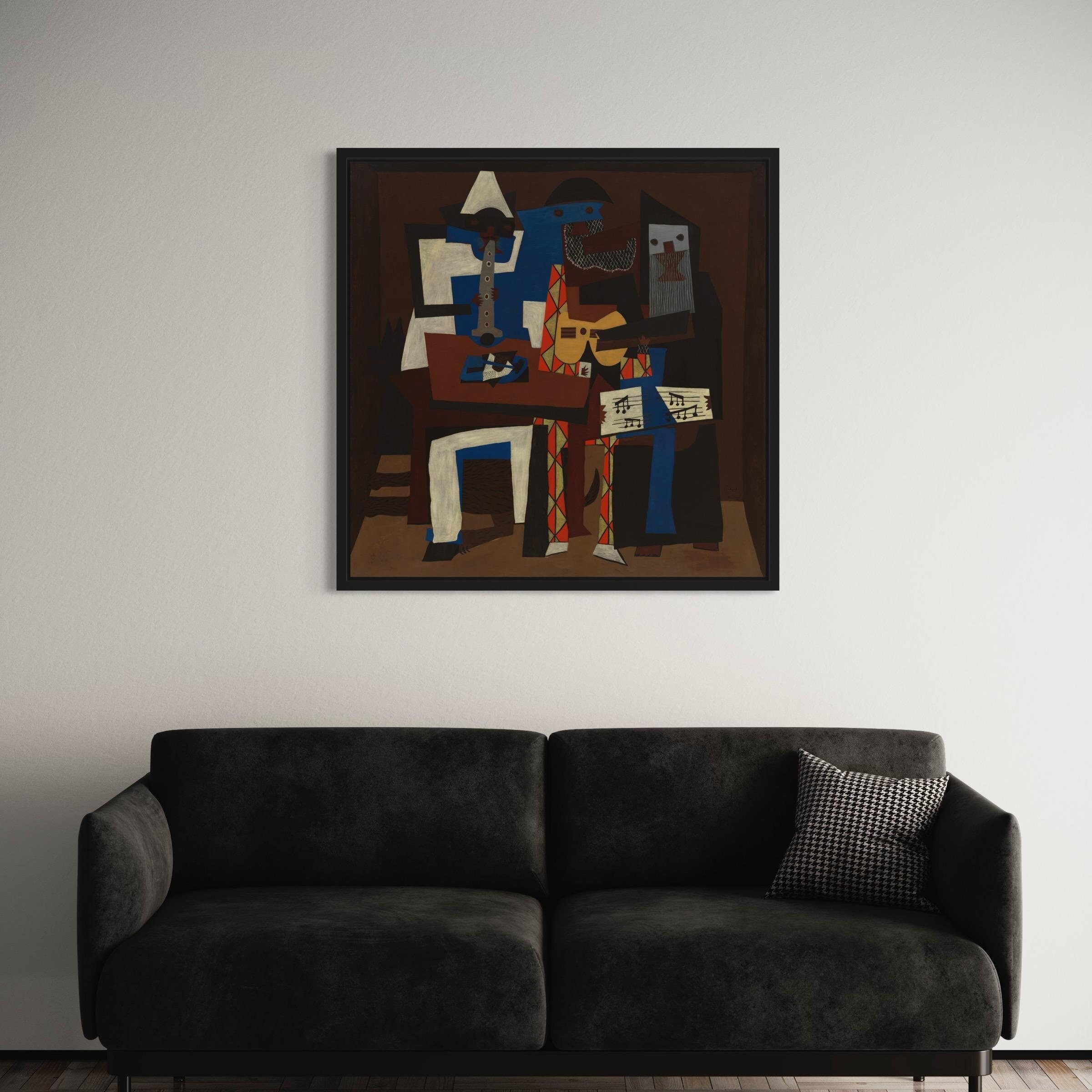 Three Musicians by Pablo Picasso Canvas Art | Poster Print