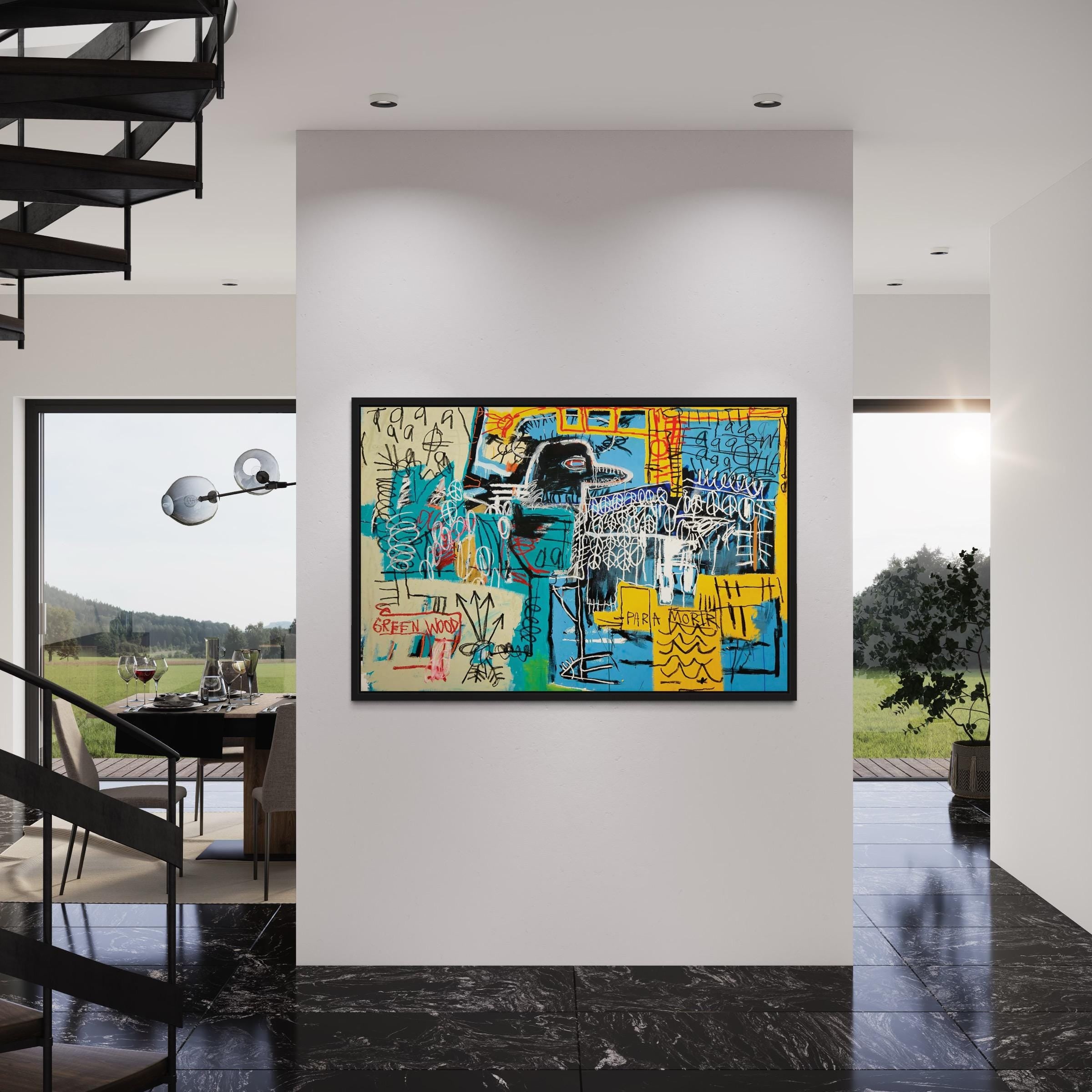 Bird On Money by Jean-Michel Basquiat Canvas Art | Poster Print
