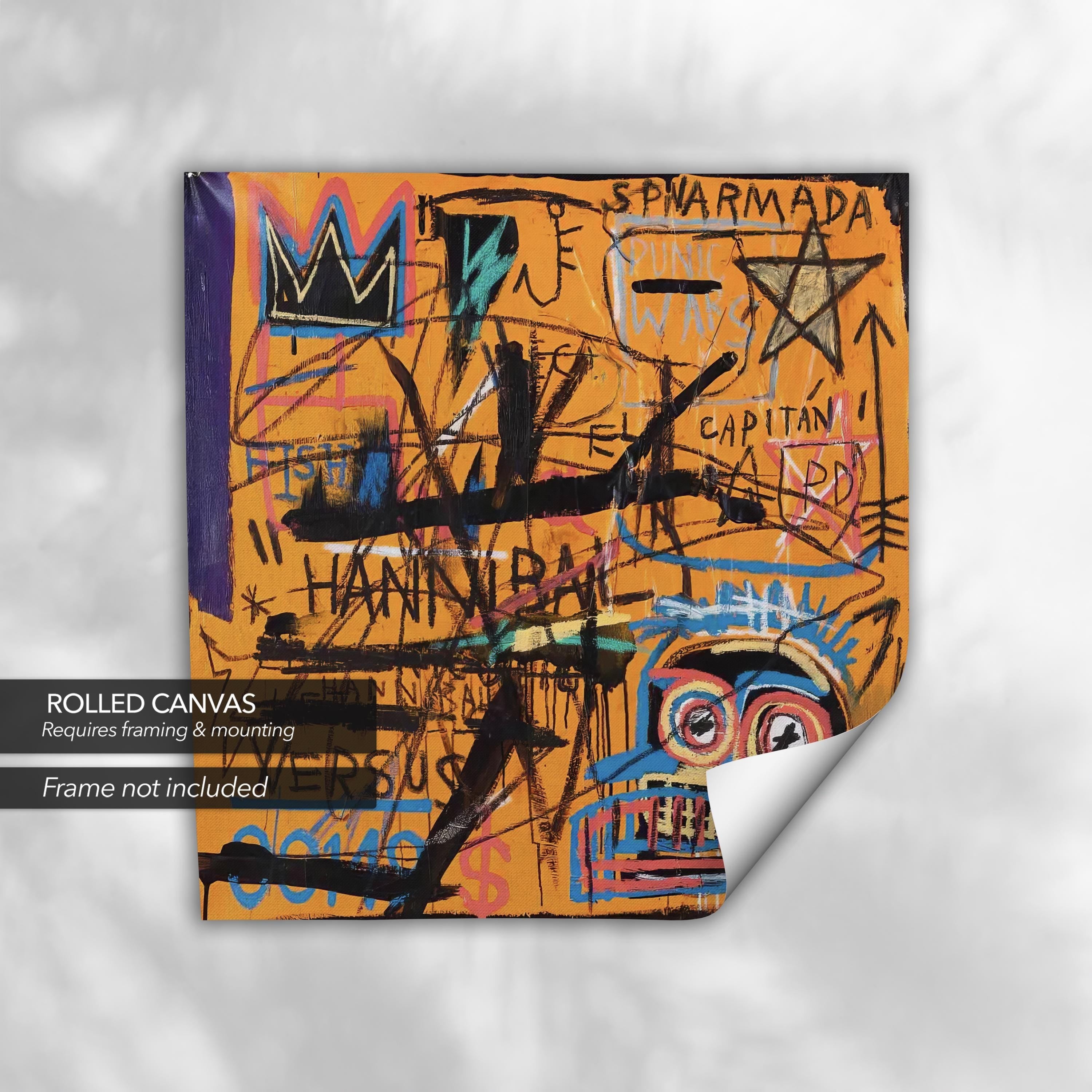 Jean-Michel Basquiat Untitled 1982 | Canvas Art | Poster Print