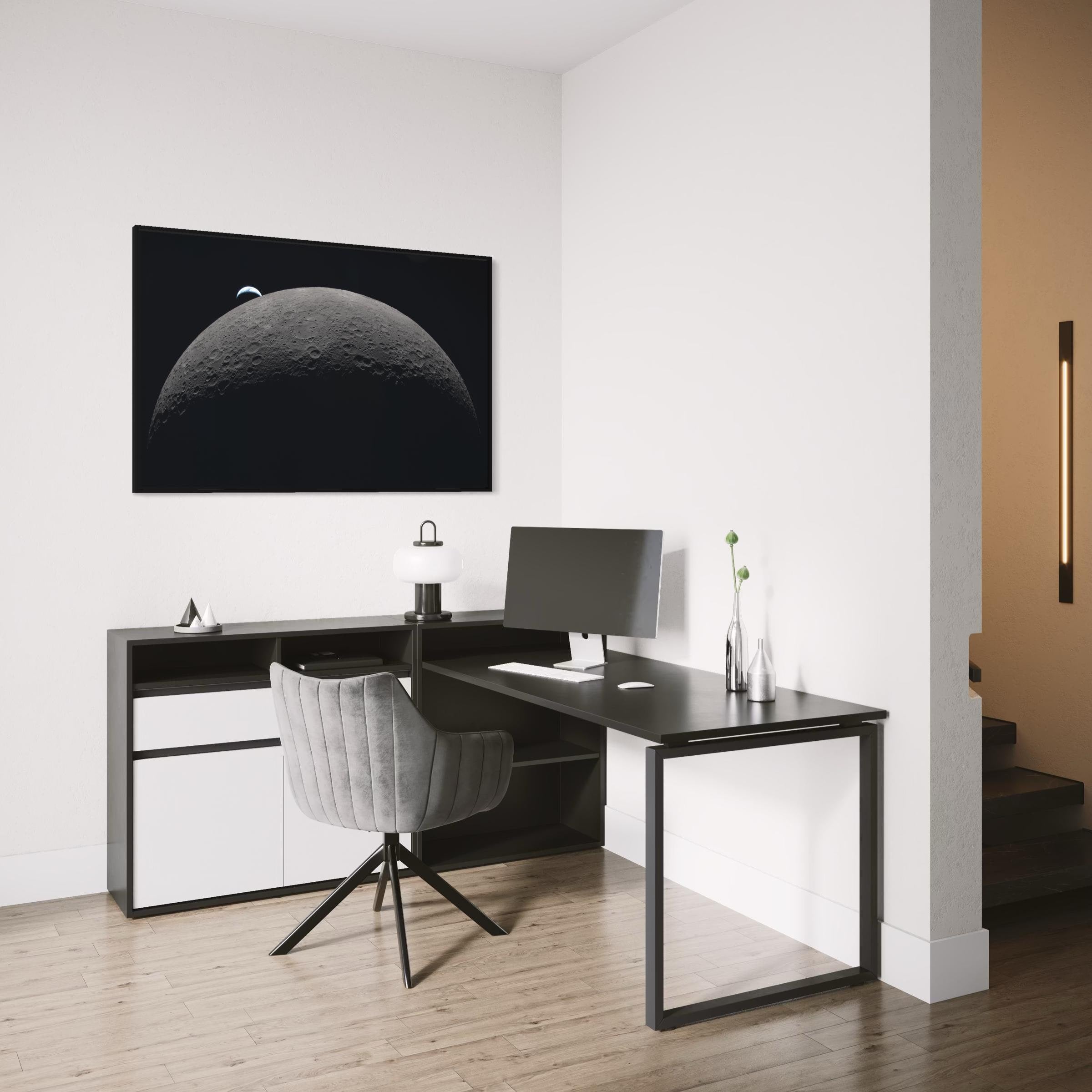 Artemis II Moon Mission | NASA Earthset Space Photo | Earthrise Artemis 2 Poster | Canvas Art
