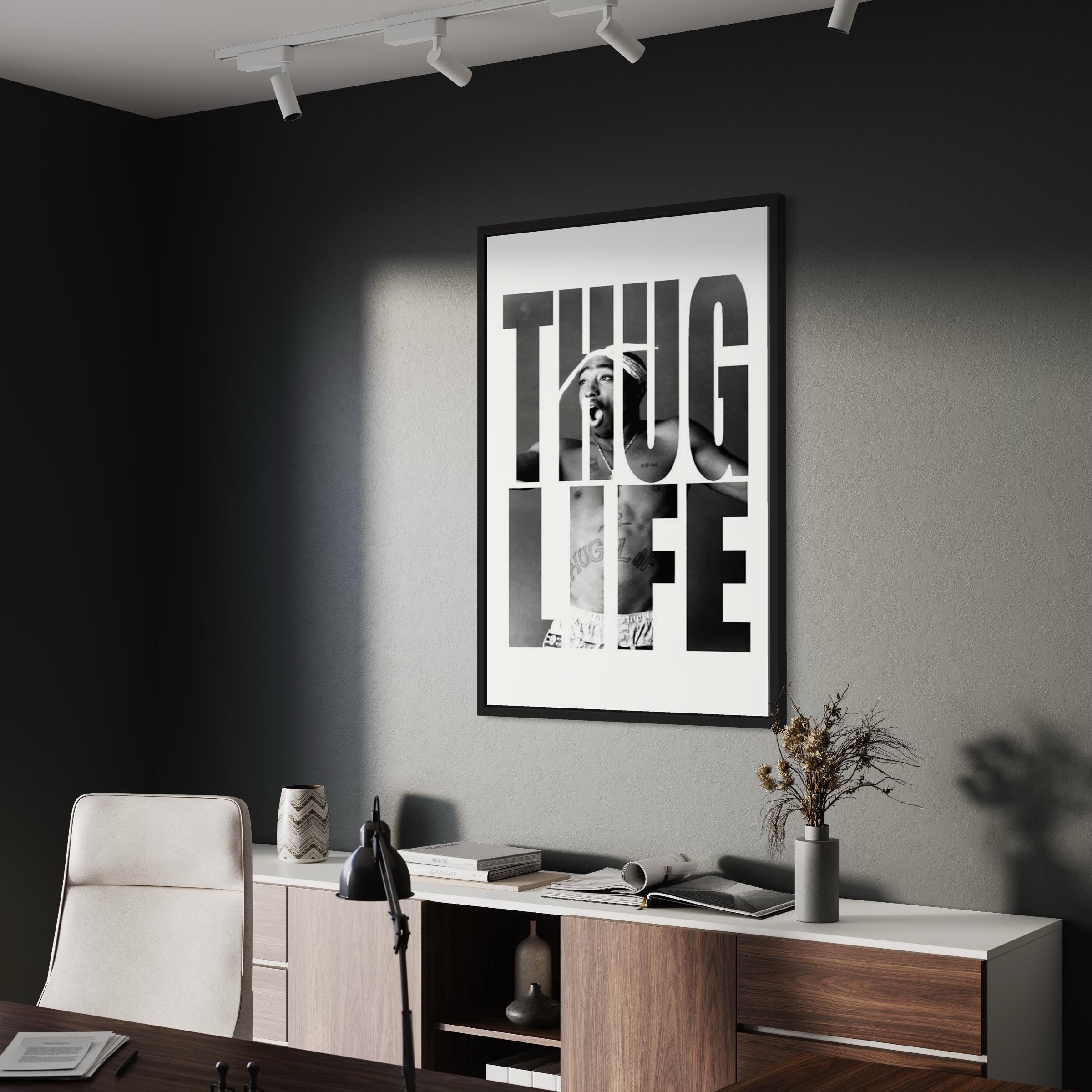 Tupac Shakur Thug Life Canvas Art | Poster Print