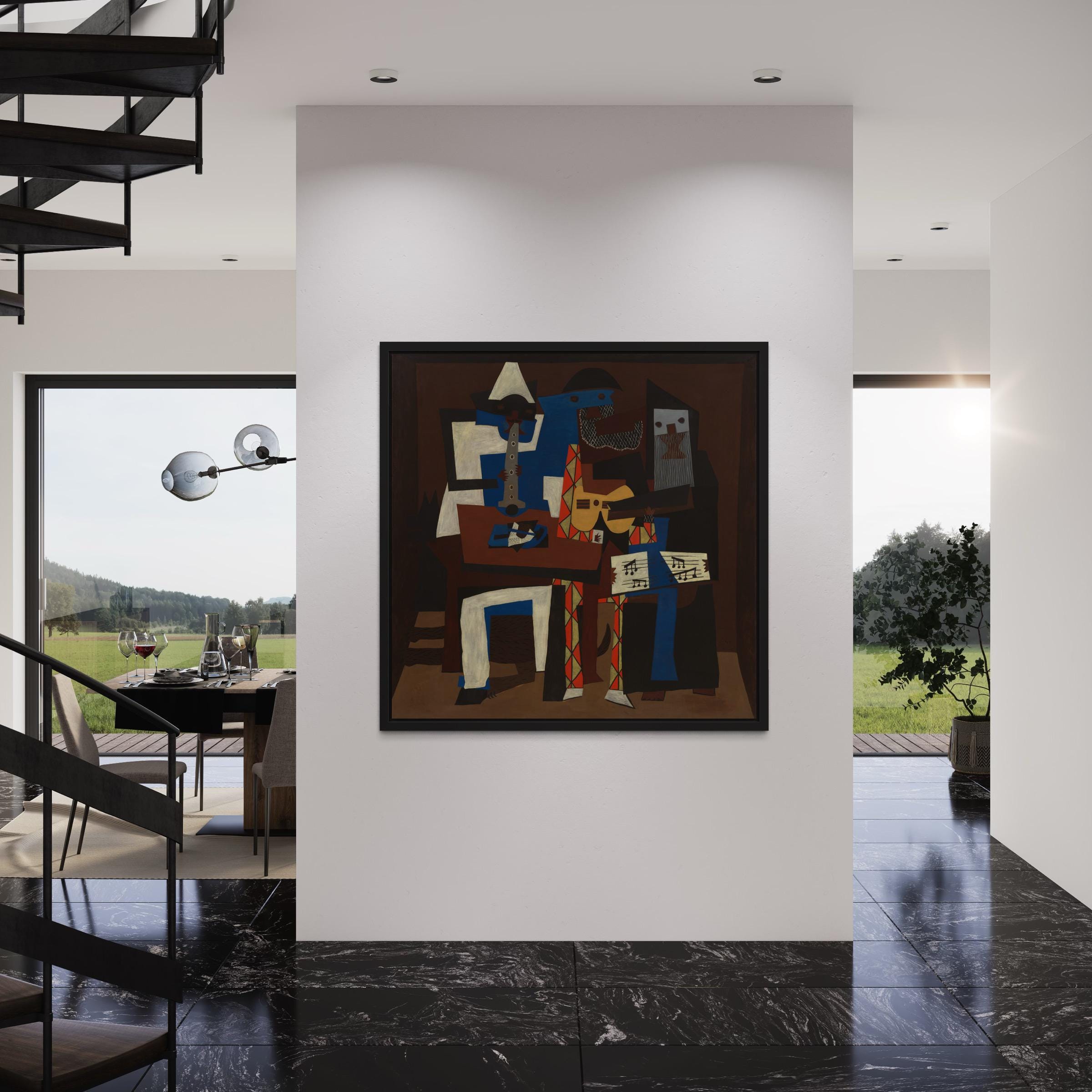 Three Musicians by Pablo Picasso Canvas Art | Poster Print