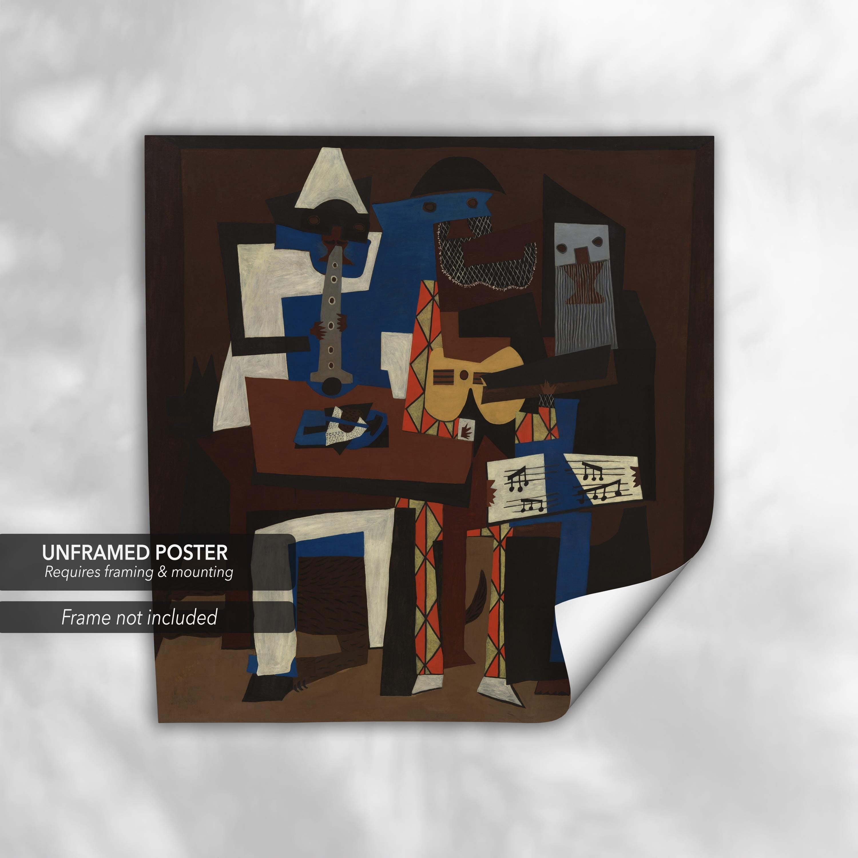 Three Musicians by Pablo Picasso Canvas Art | Poster Print