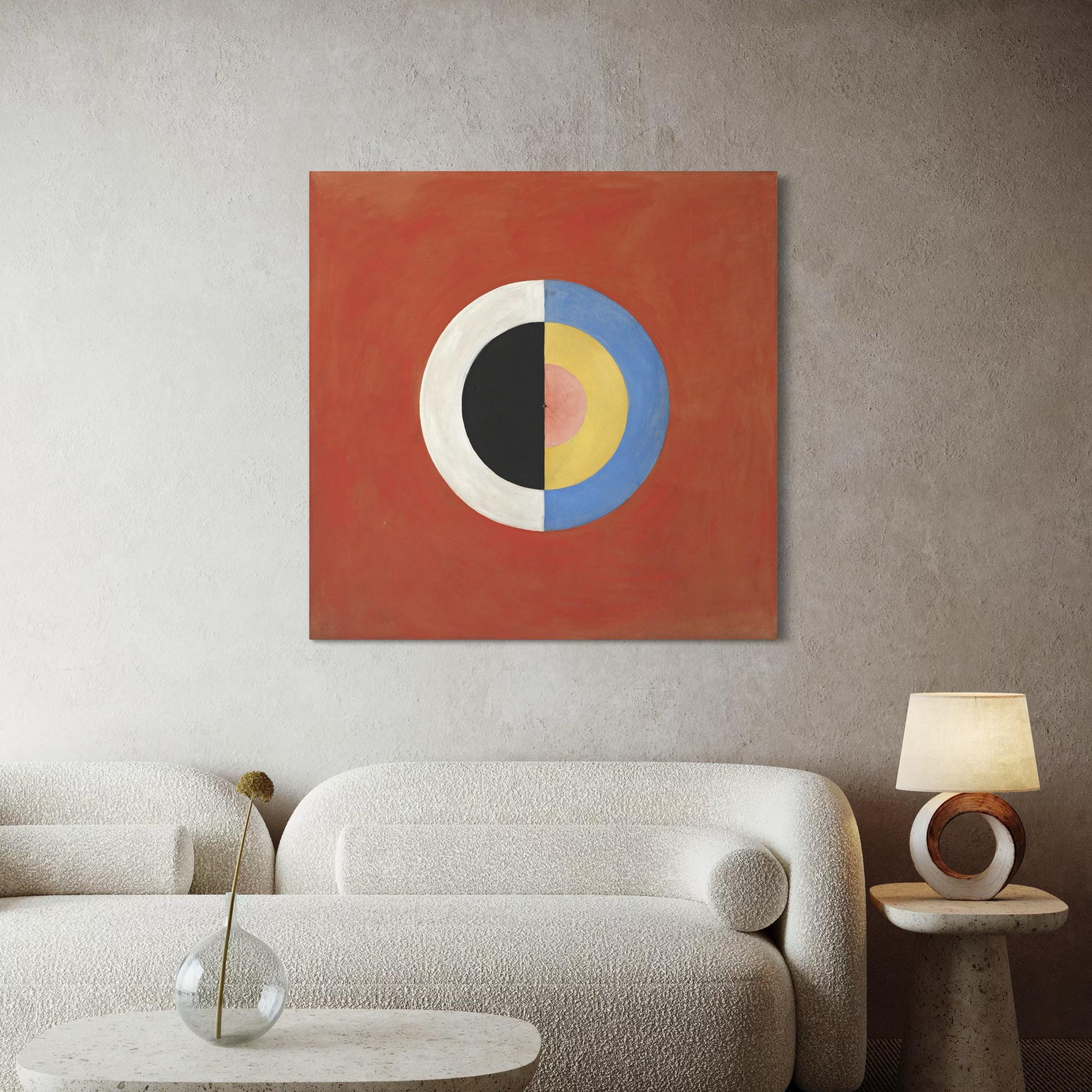 Hilma af Klint The Swan No.17 Geometric Abstract Canvas Art | Poster Print