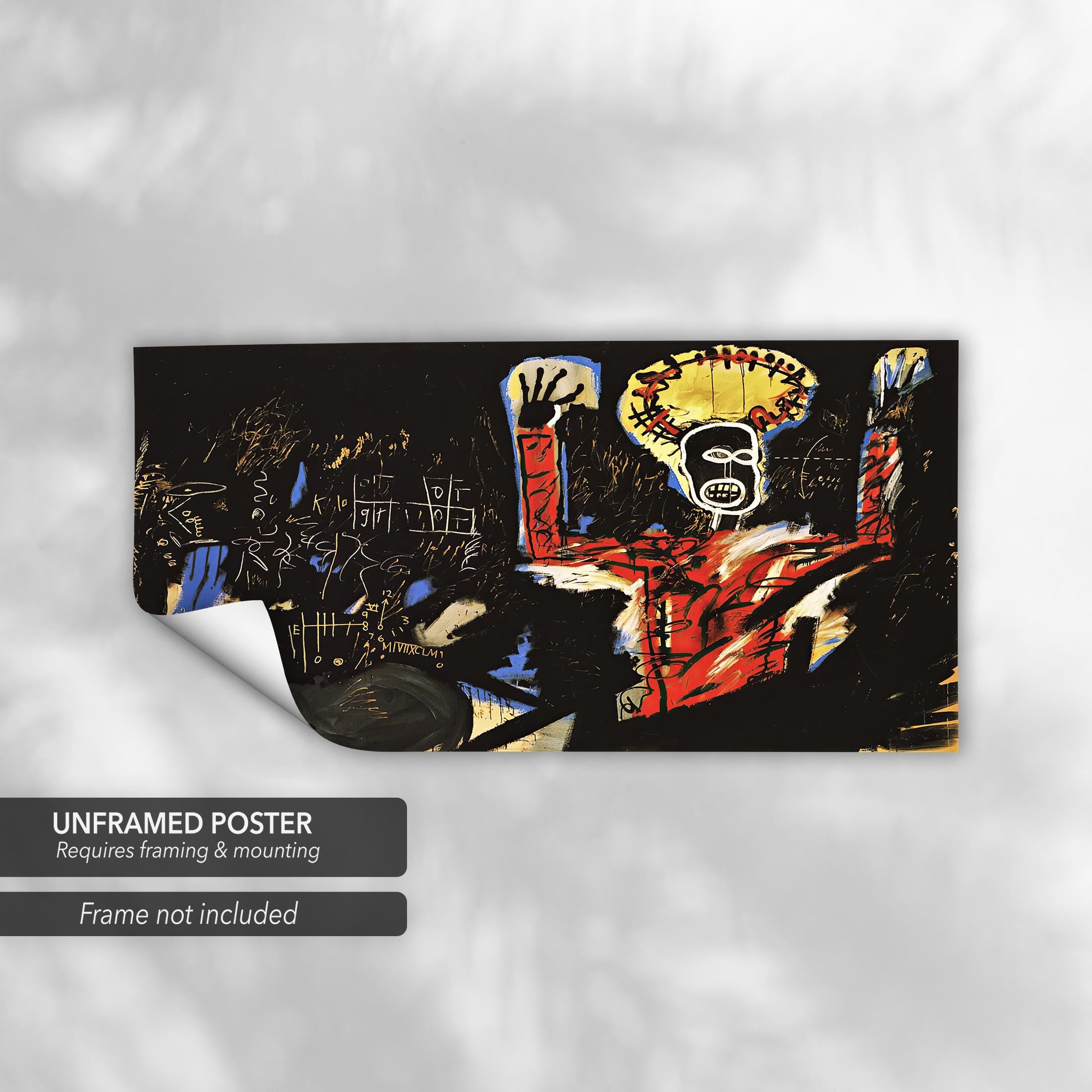 Jean-Michel Basquiat Profit I 1982 | Abstract Canvas Art | Poster Print