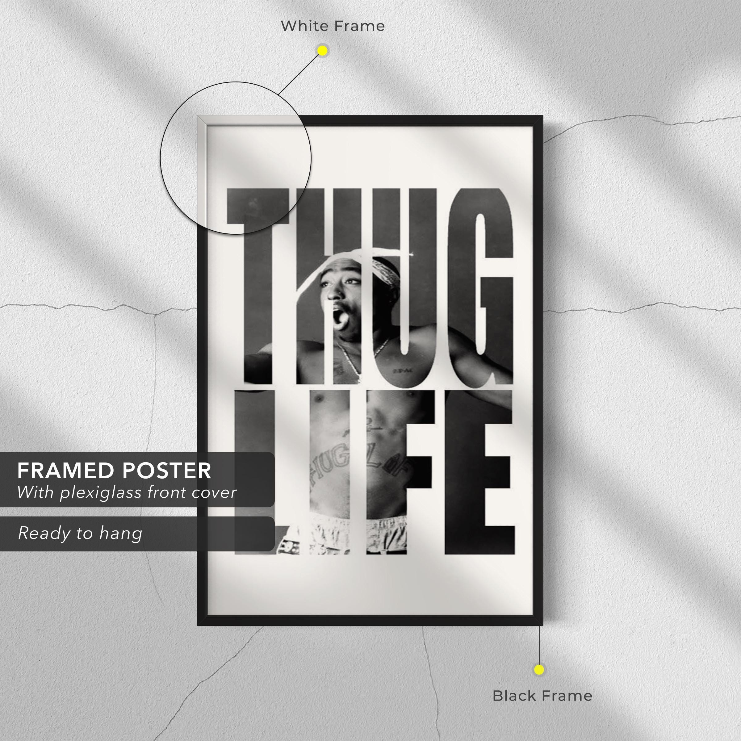 Tupac Shakur Thug Life Canvas Art | Poster Print