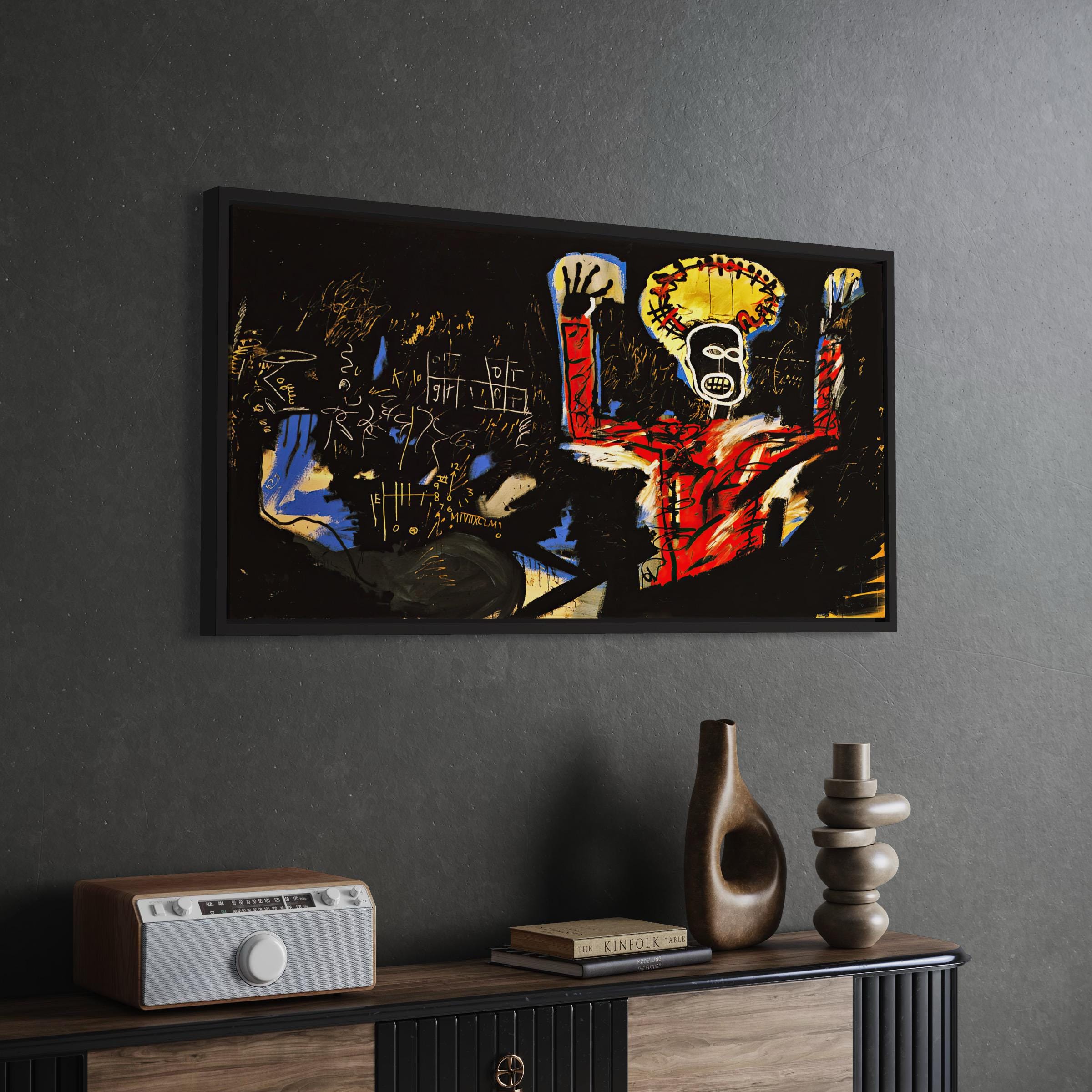 Jean-Michel Basquiat Profit I 1982 | Abstract Canvas Art | Poster Print