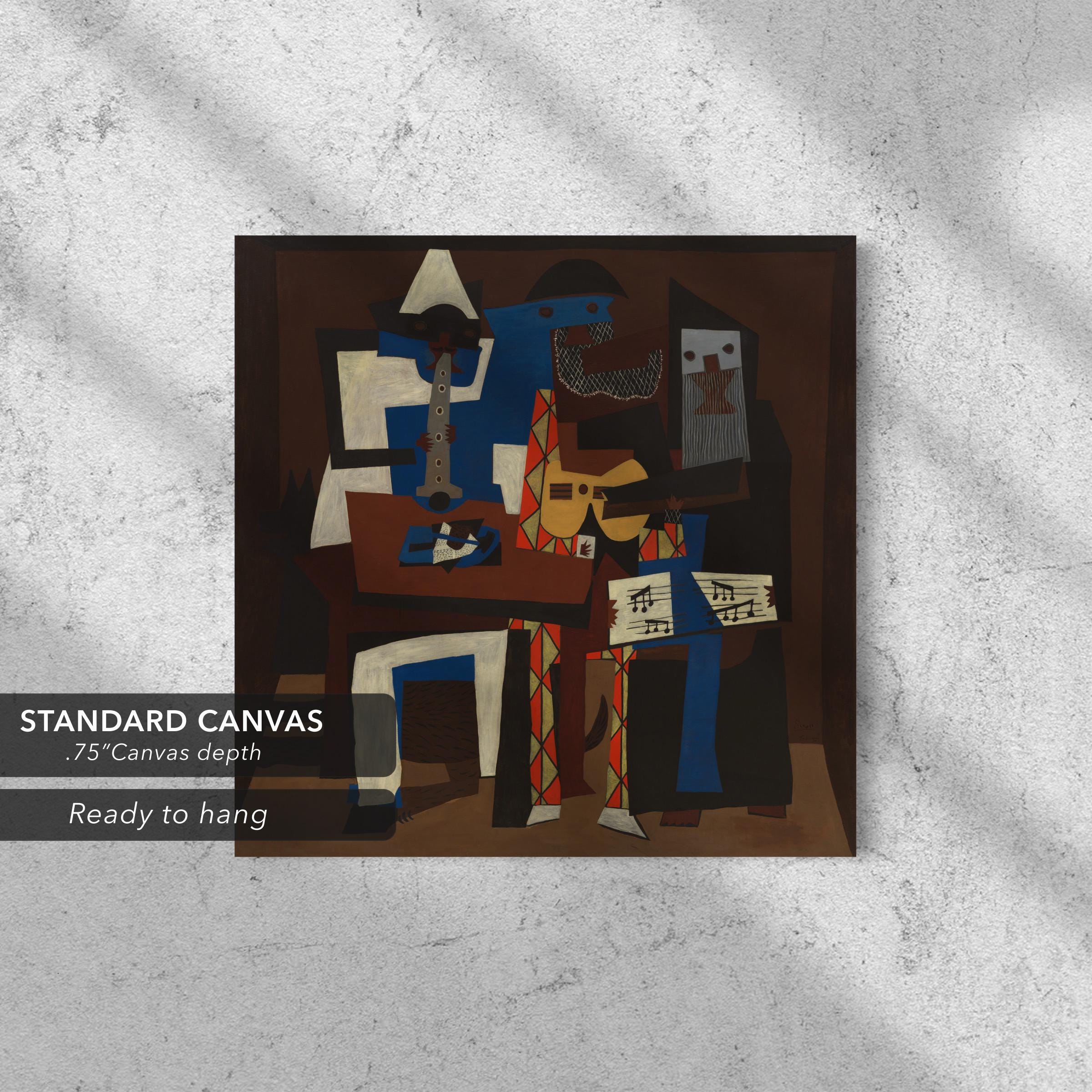 Three Musicians by Pablo Picasso Canvas Art | Poster Print