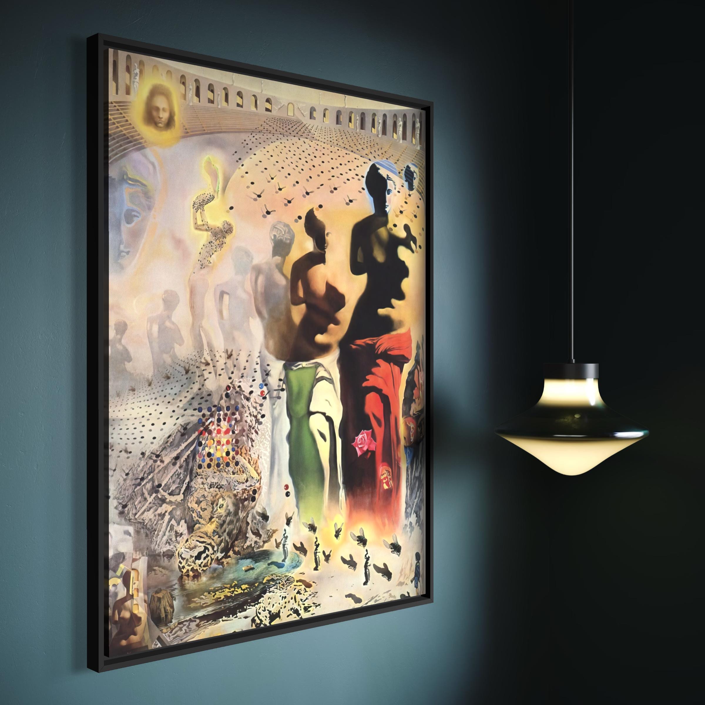 Salvador Dali The Hallucinogenic Toreador Surrealism Wall Art Canvas | Framed Poster Print
