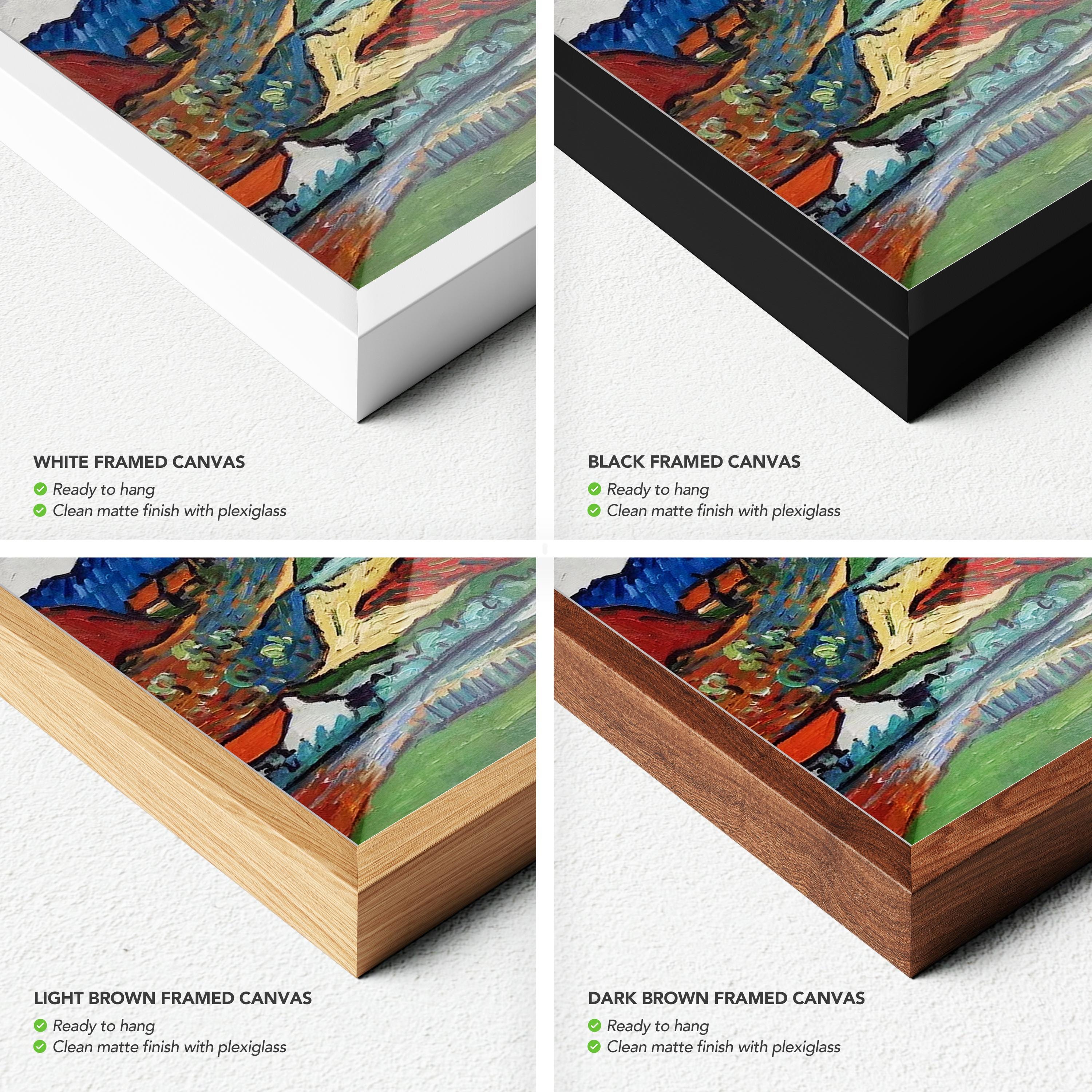 Van Gogh Mountains at Saint-Remy Canvas Art | Poster Print