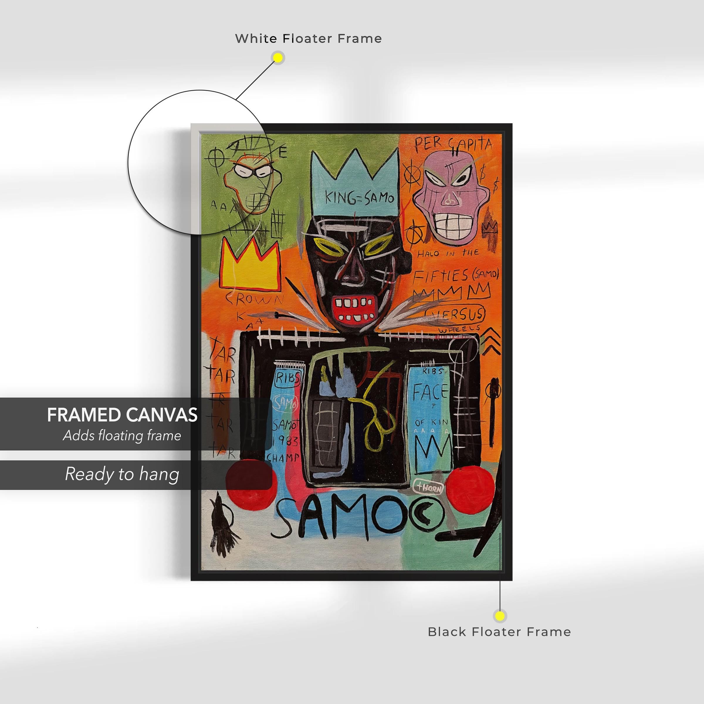 Jean-Michel Basquiat King Samo Canvas Art | Poster Print