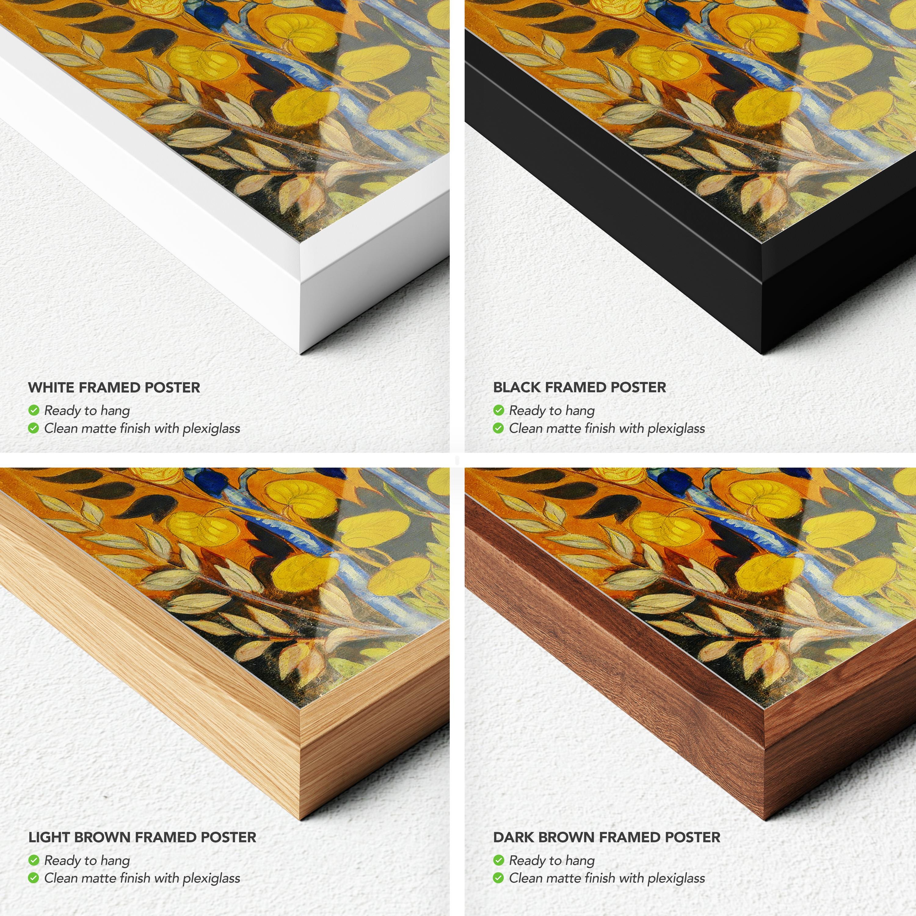 Vintage Rose Emile Bernard Abstract Flower Mid Century Canvas Art | Poster Print