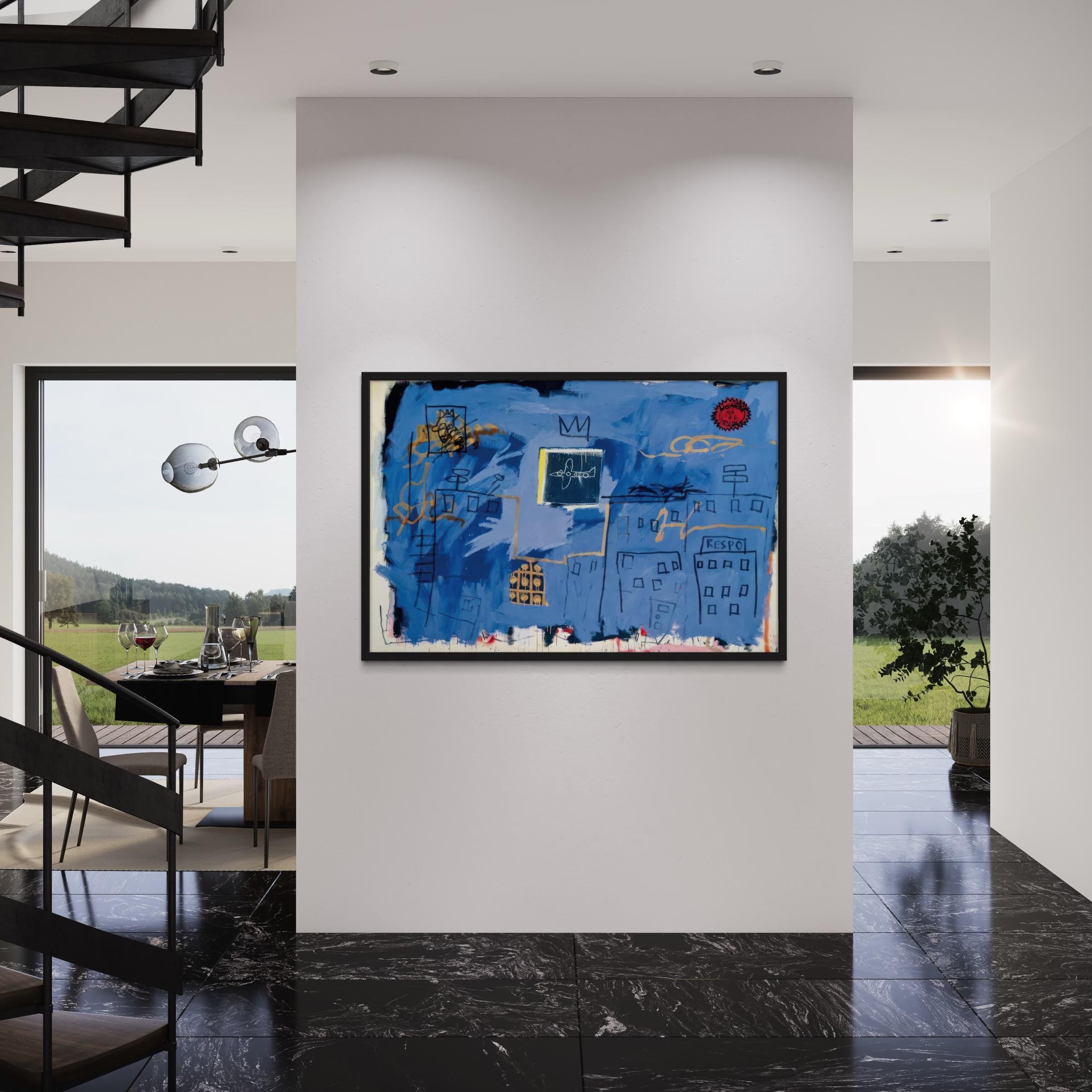 Jean-Michel Basquiat Untitled 1981 | Abstract Modern Canvas Art | Poster Print
