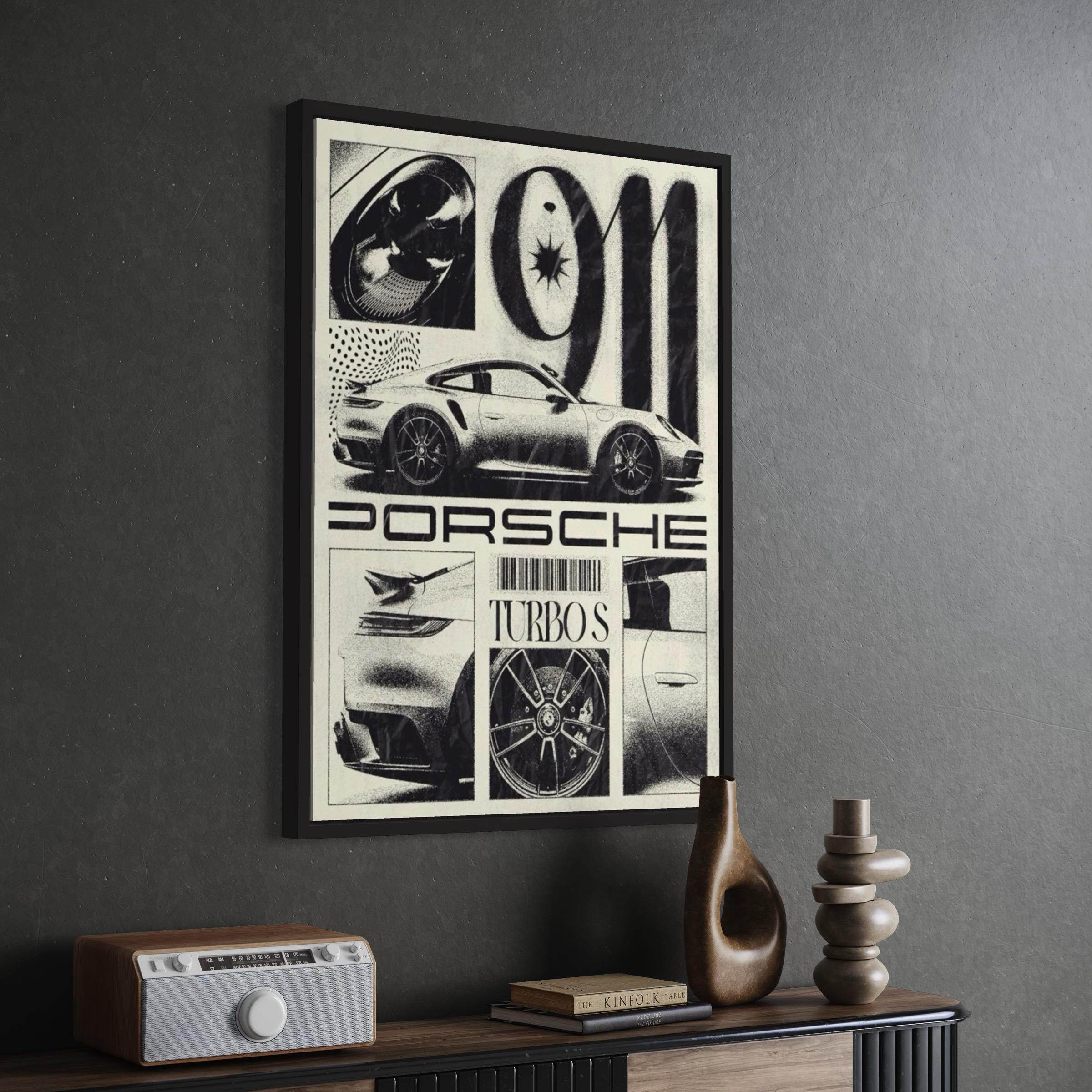 Porsche 911 Turbo S Sports Car | Automotive Photo Canvas Art | Poster Print