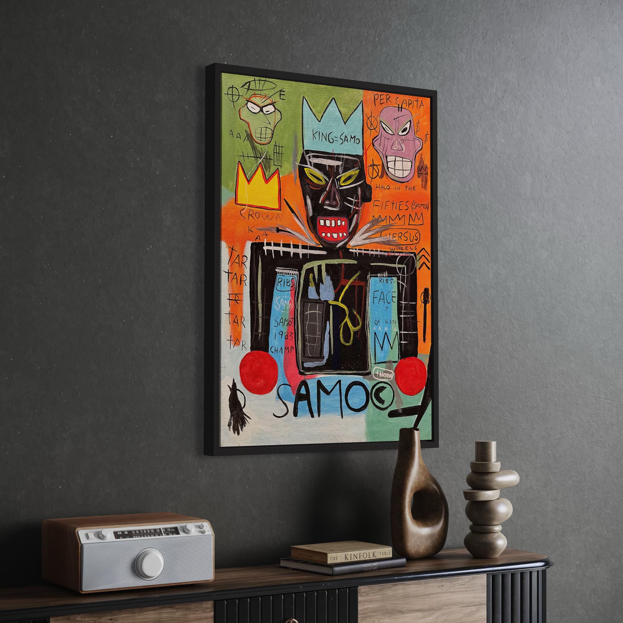 Jean-Michel Basquiat King Samo Canvas Art | Poster Print