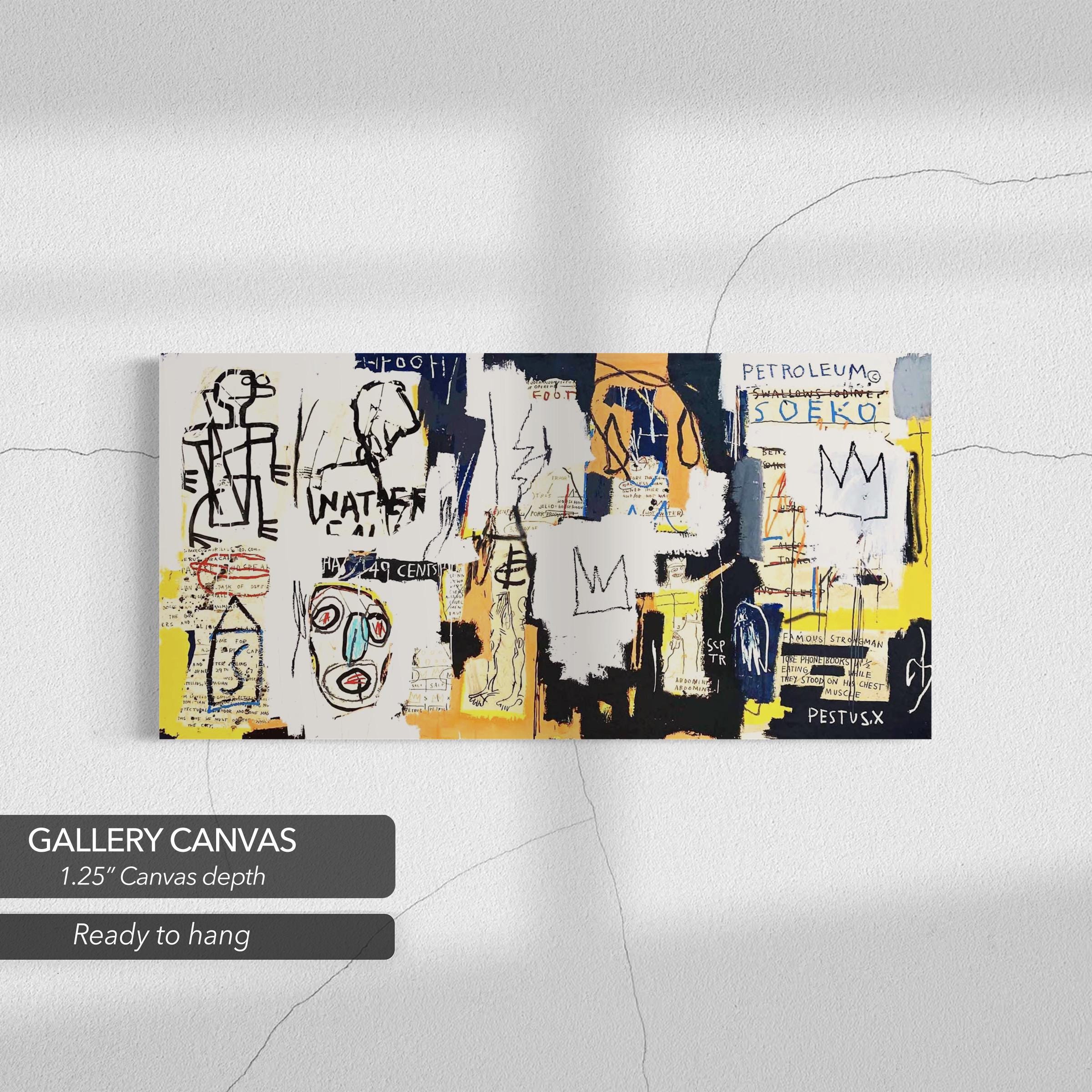 Jean-Michel Basquiat Phooey | Abstract Canvas Art | Poster Print