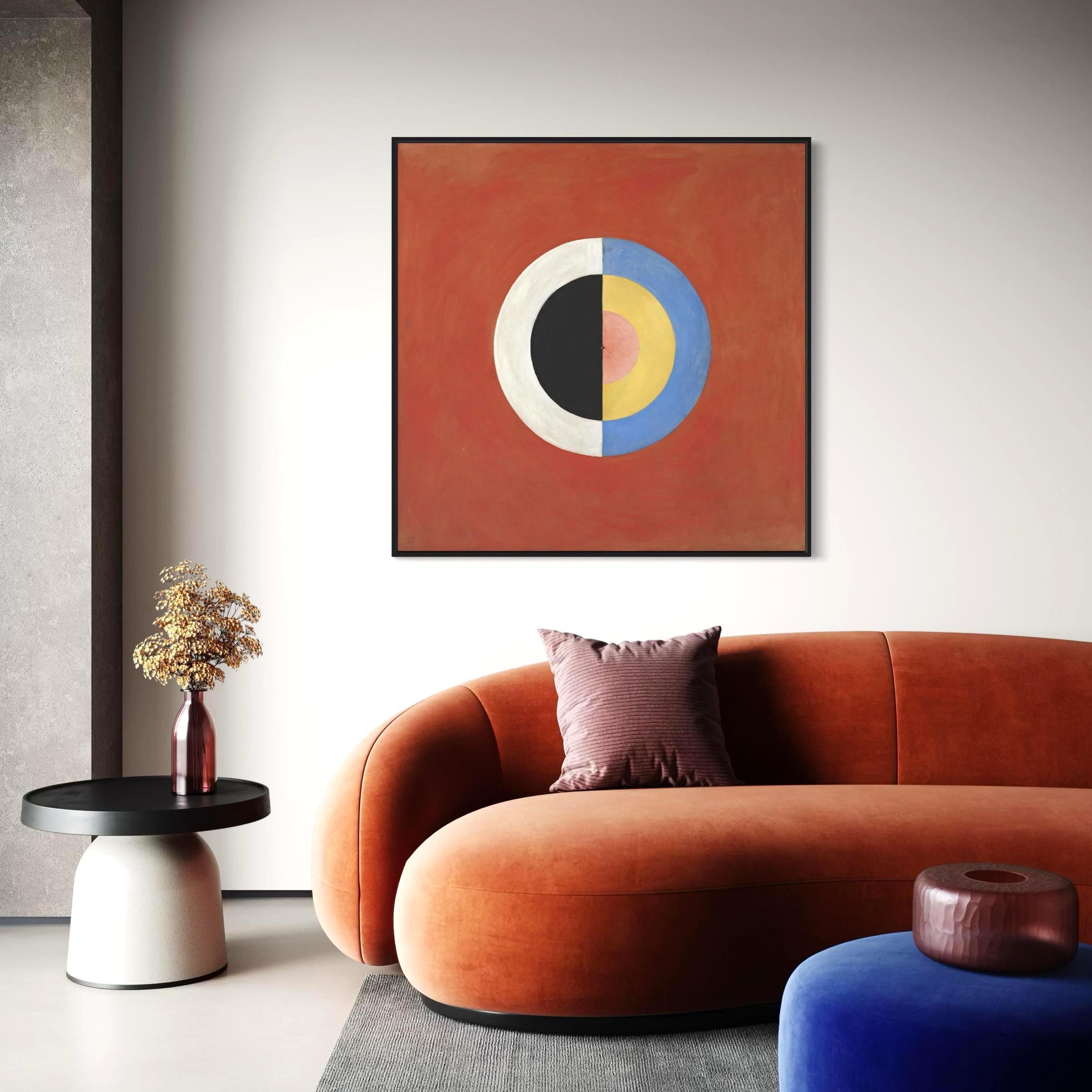 Hilma af Klint The Swan No.17 Geometric Abstract Canvas Art | Poster Print