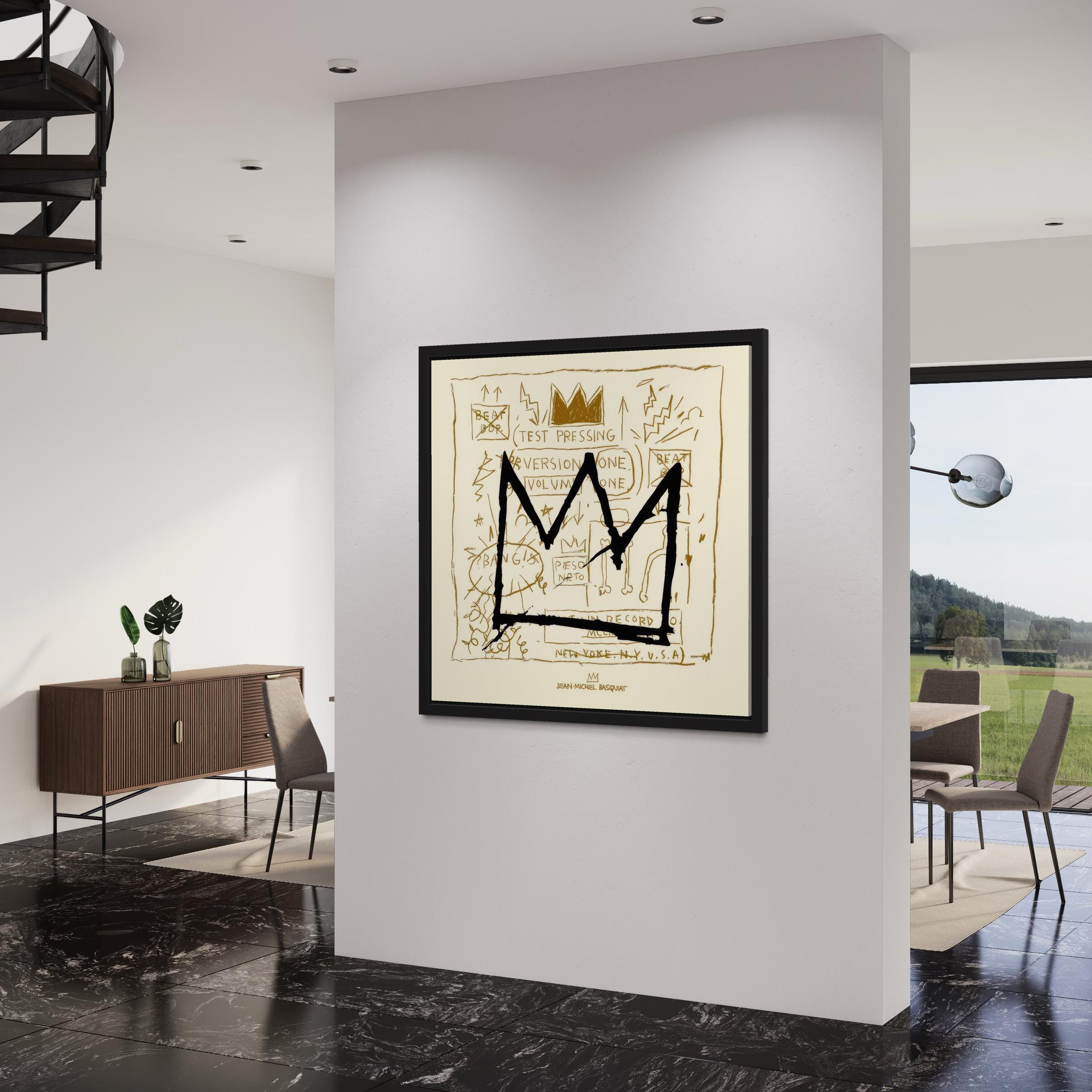 Jean-Michel Basquiat Crown | Iconic Canvas Art | Poster Print