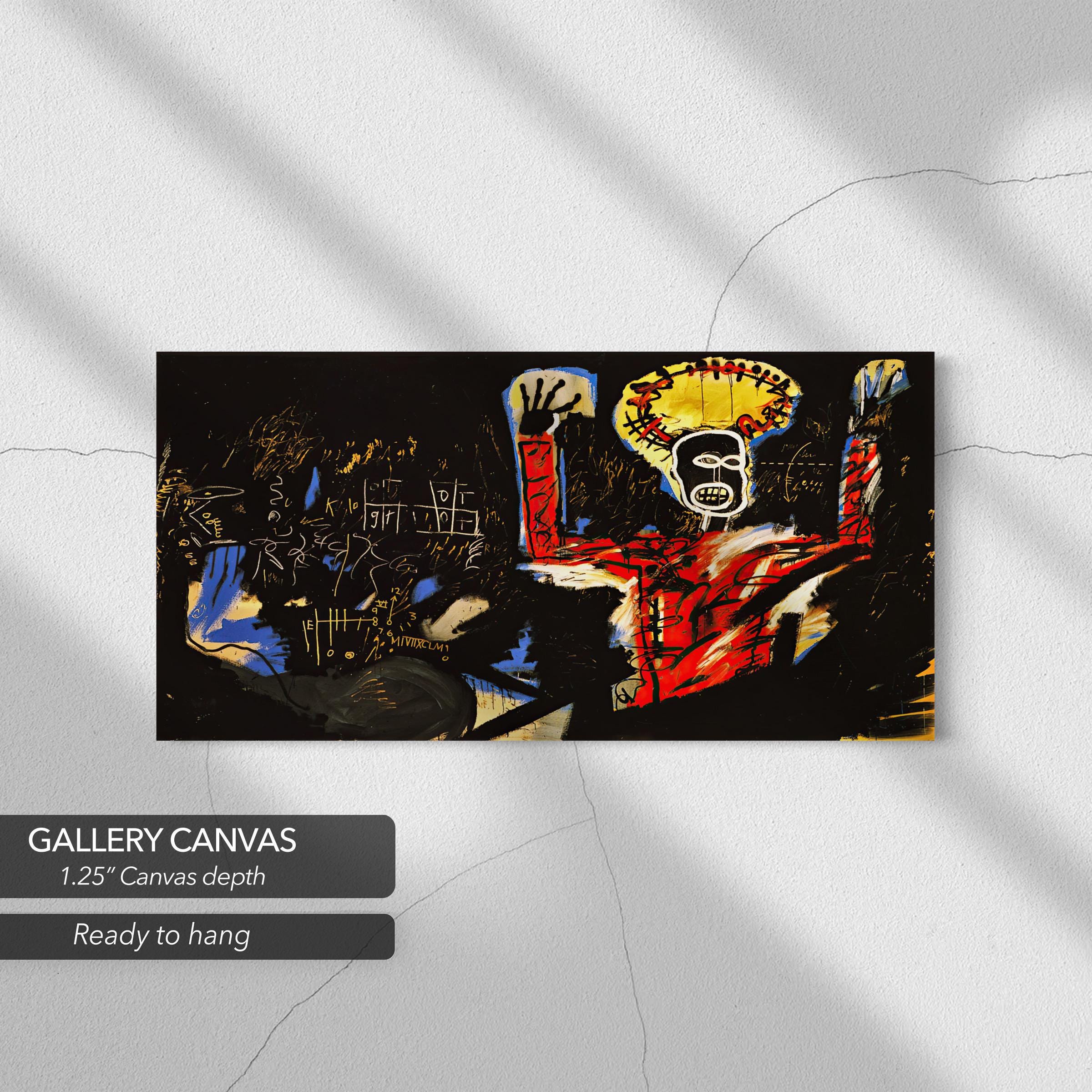 Jean-Michel Basquiat Profit I 1982 | Abstract Canvas Art | Poster Print