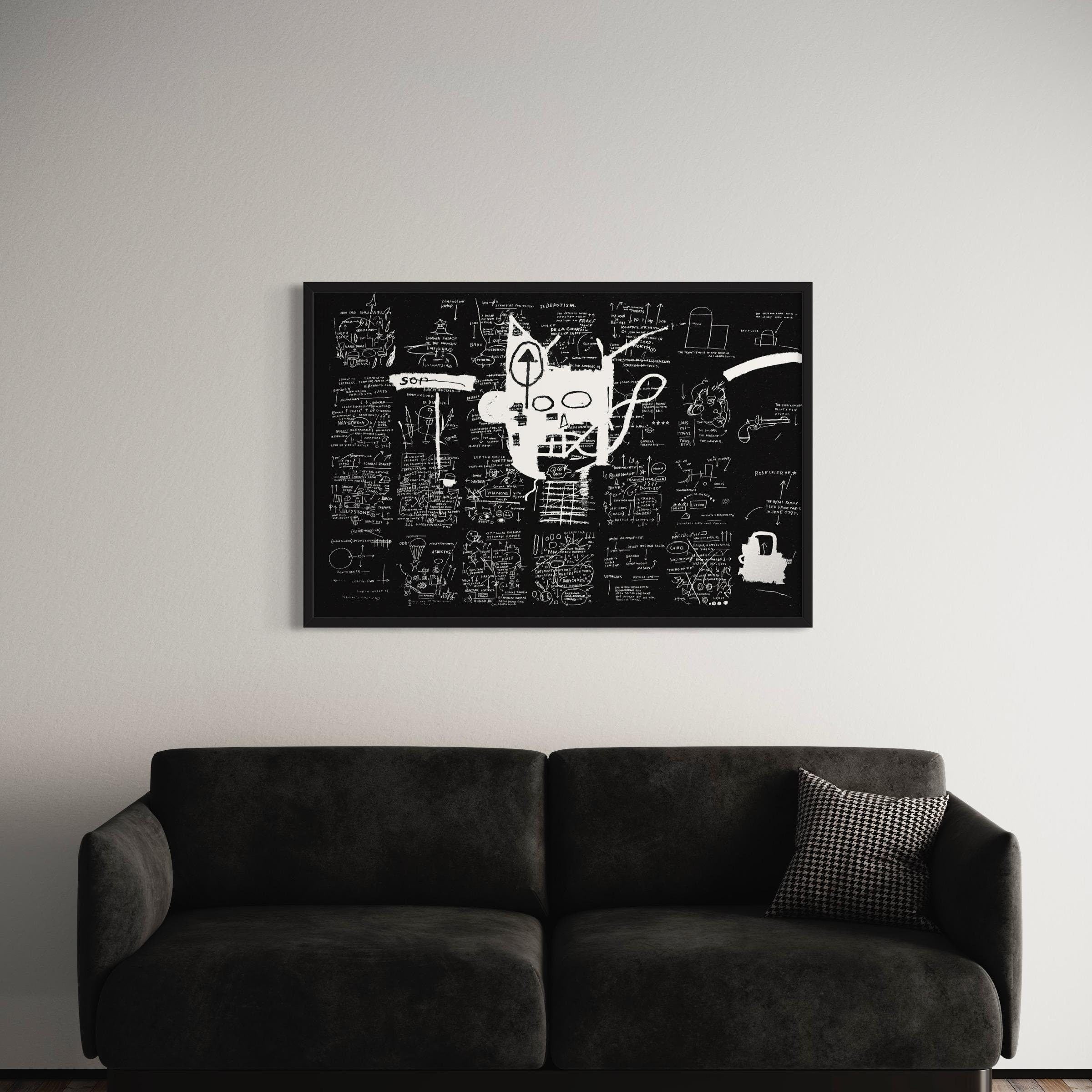 Untitled by Jean-Michel Basquiat | Iconic Signed Canvas Art | Poster Print