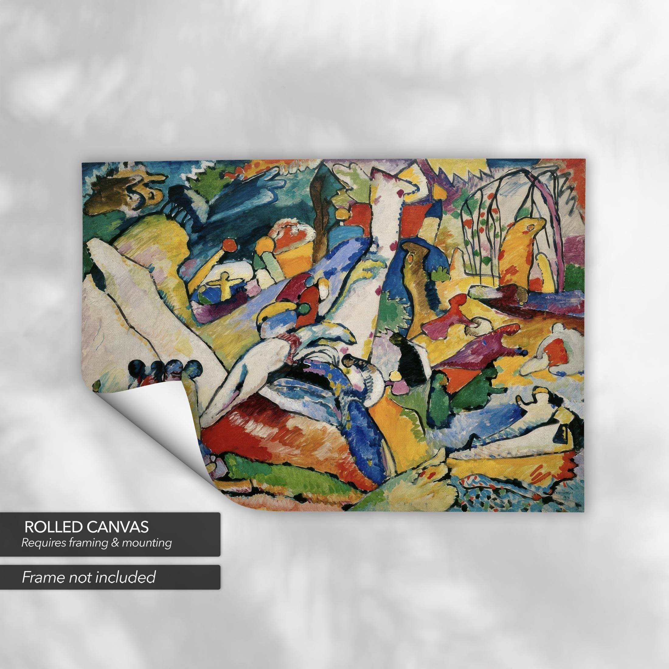 Wassily Kandinsky "Sketch for Composition II" Canvas Art | Poster Print