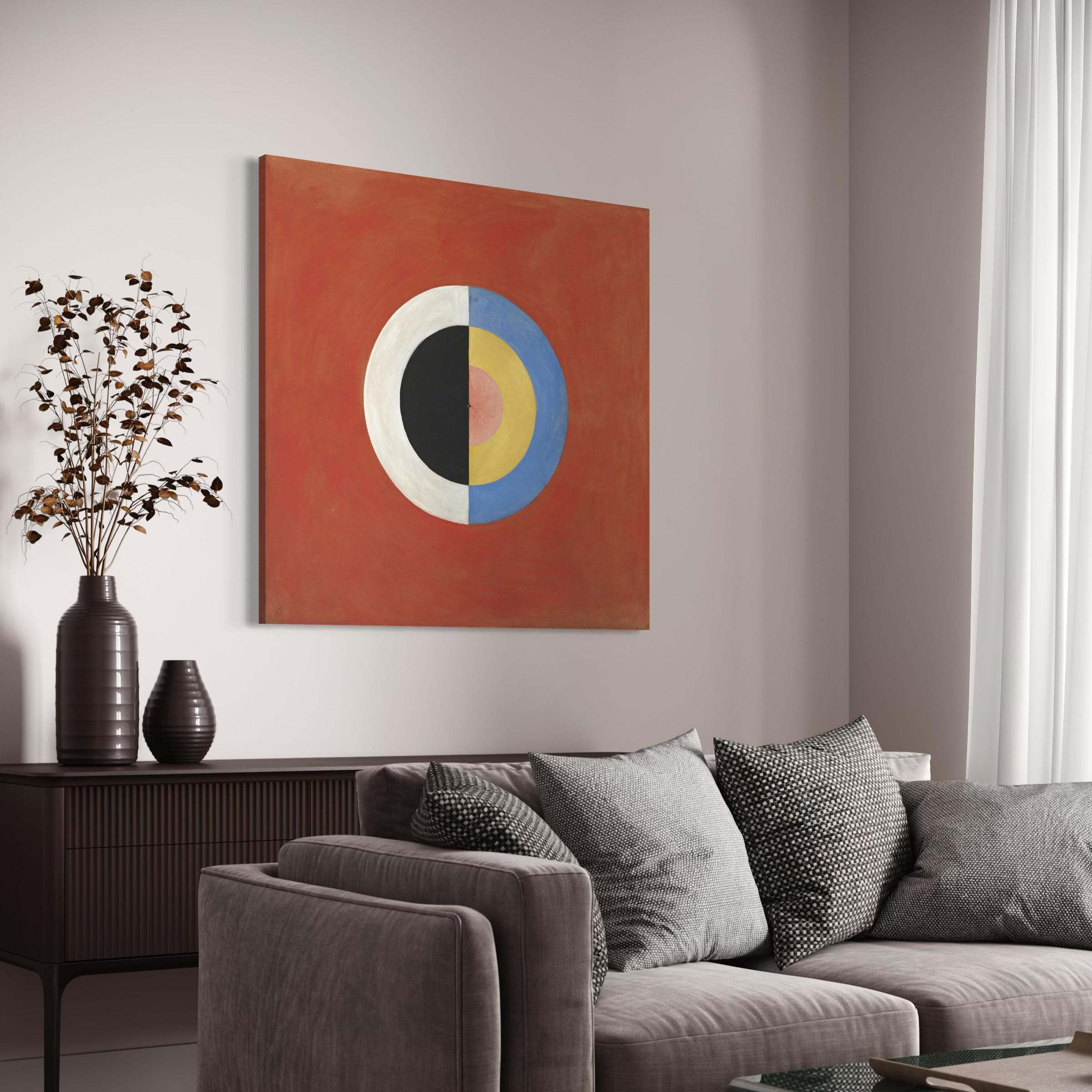 Hilma af Klint The Swan No.17 Geometric Abstract Canvas Art | Poster Print