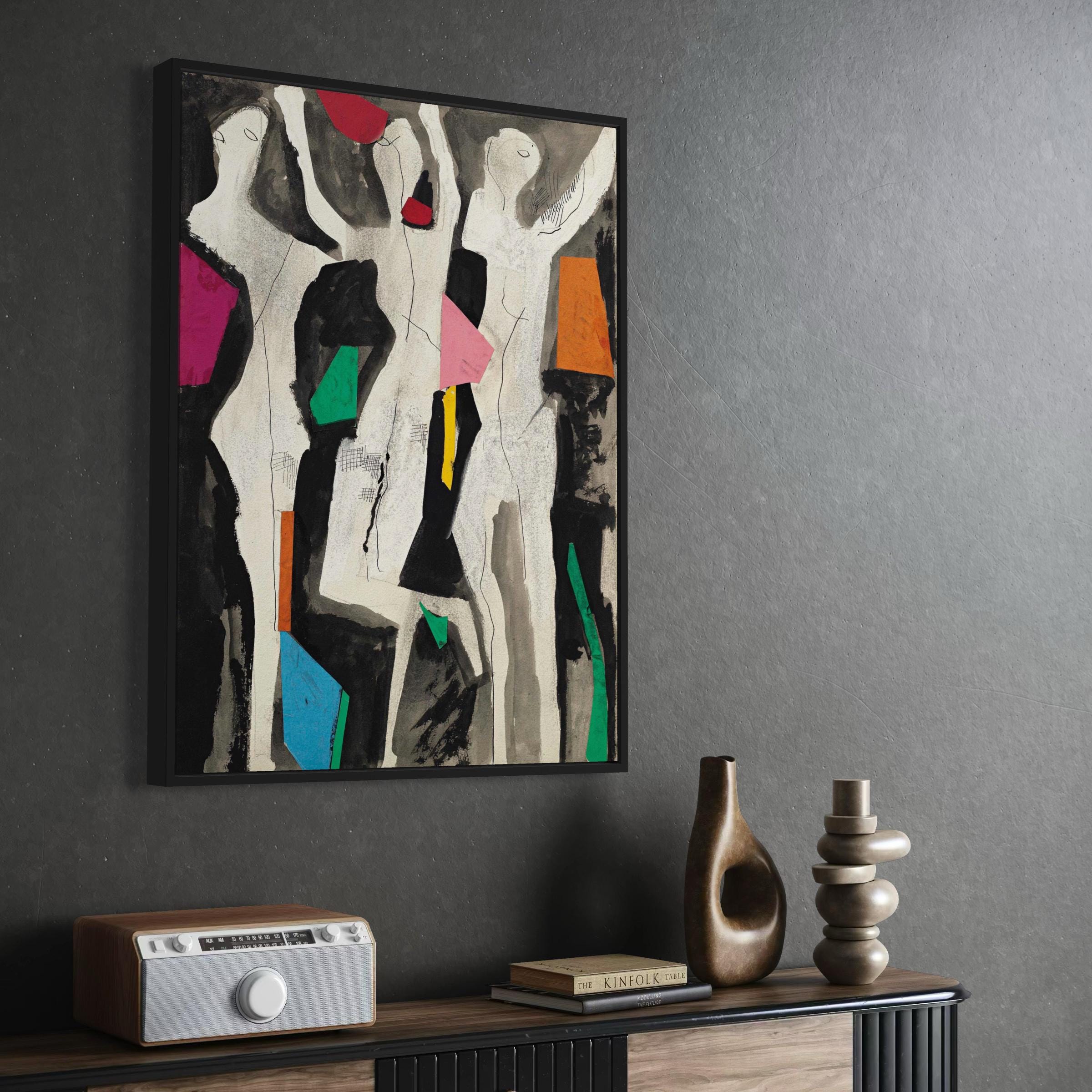 Marino Marini Personnages Abstract Modern Canvas Art | Poster Print