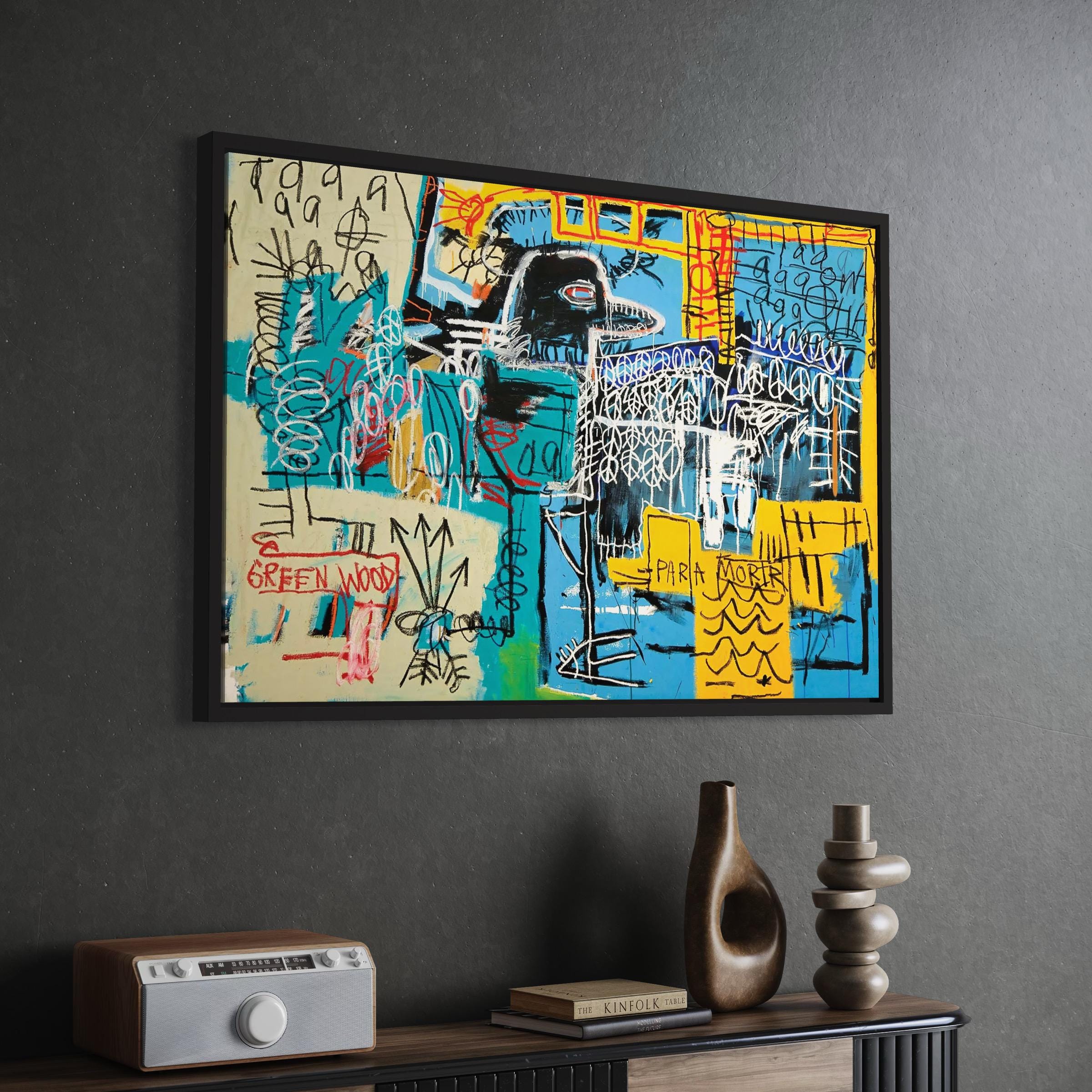 Bird On Money by Jean-Michel Basquiat Canvas Art | Poster Print