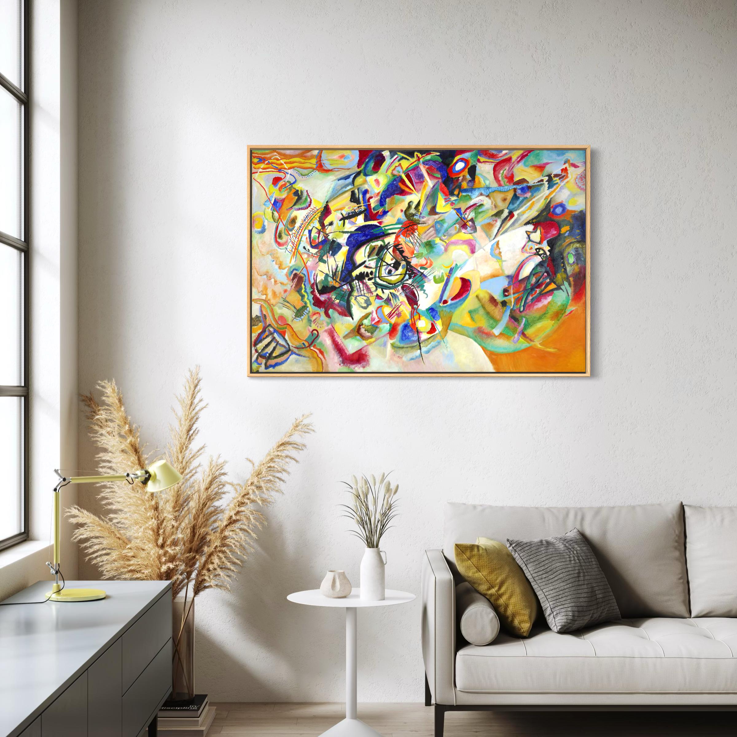 Wassily Kandinsky Composition VII | Geometric Abstraction Canvas Wall Art | Poster Print